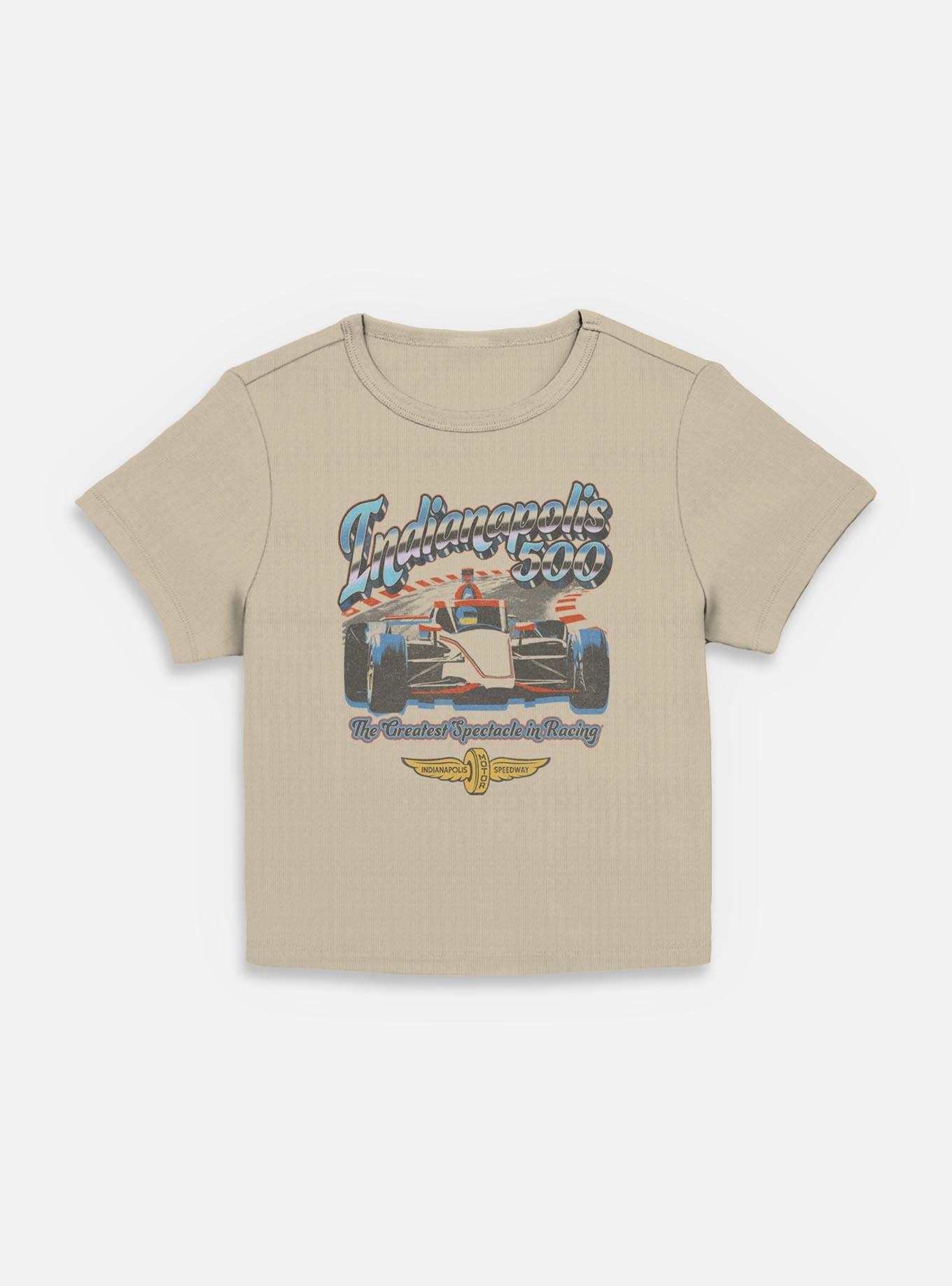 Indianapolis 500 Chrome Women Baby T-Shirt, PLAZTAUPE, hi-res