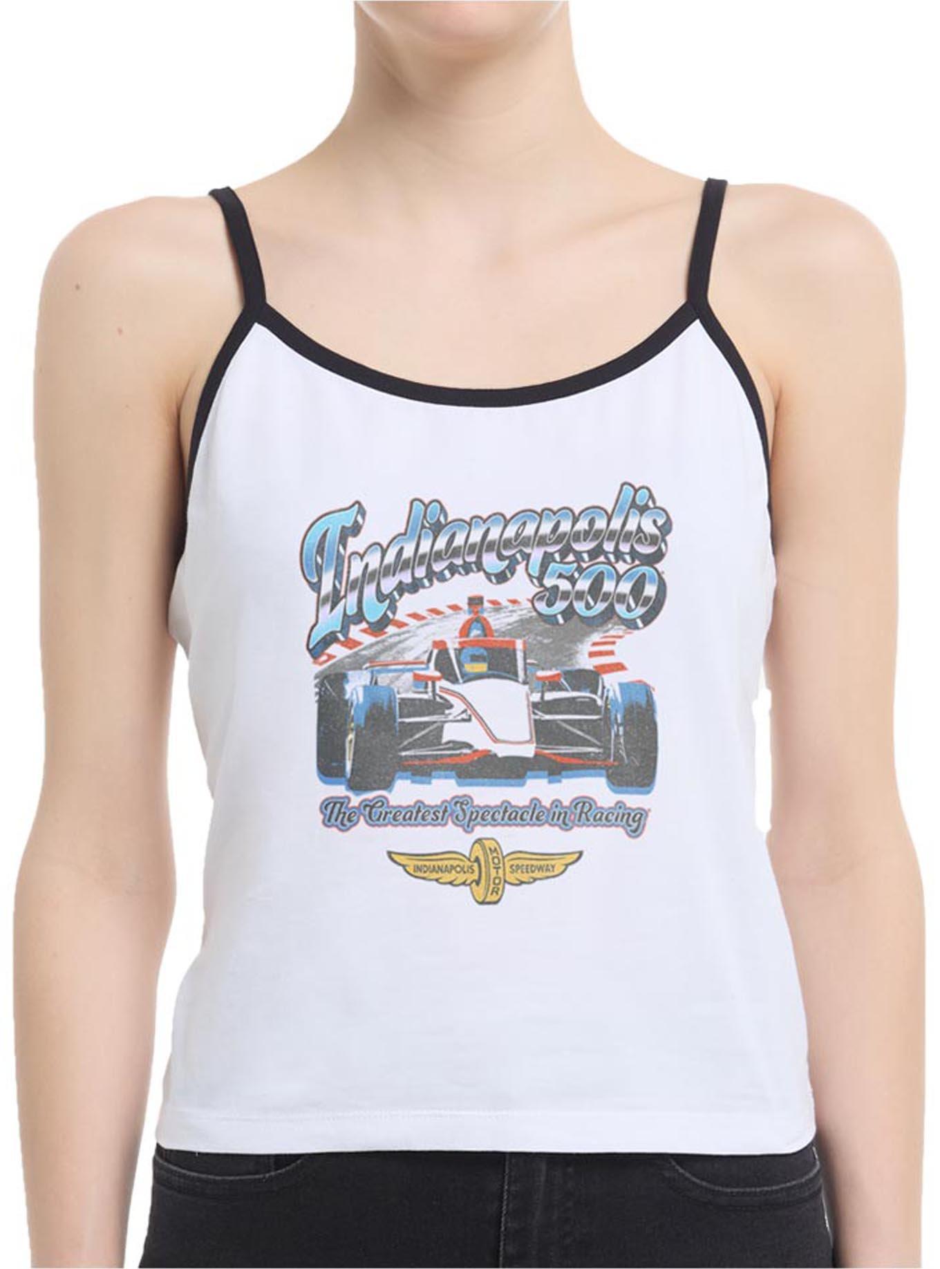Indianapolis 500 Chrome Womens Cami, WHITE, hi-res