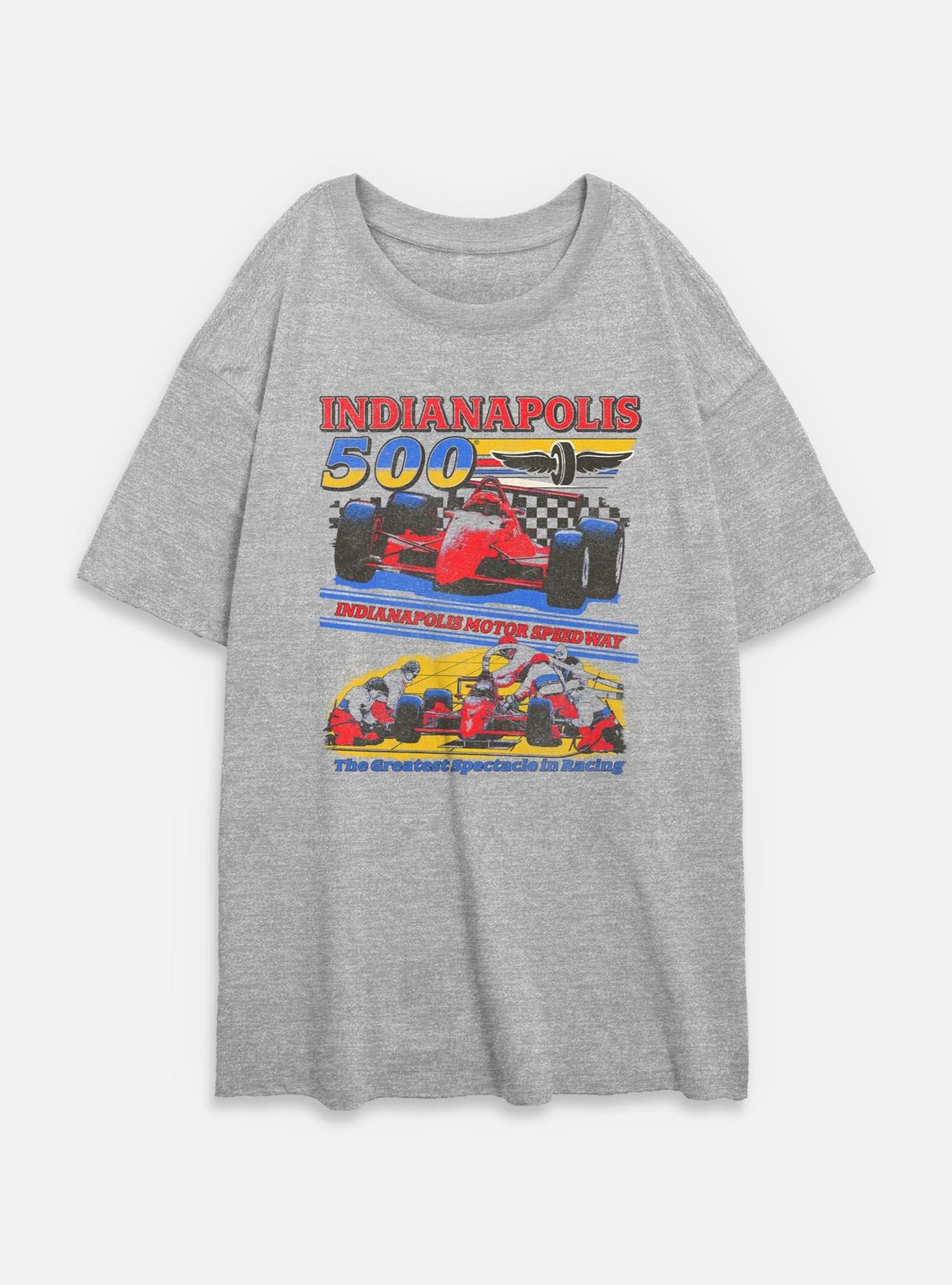 Indianapolis 500 Pit Stop Womens Oversized T-Shirt, ATH HTR, hi-res