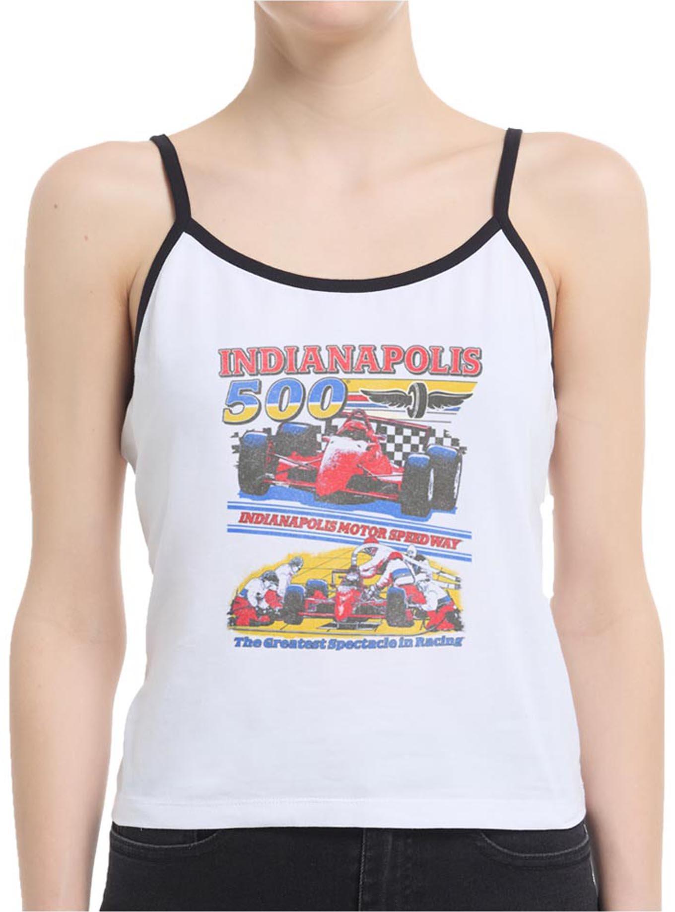 Indianapolis 500 Pit Stop Womens Cami, WHITE, hi-res