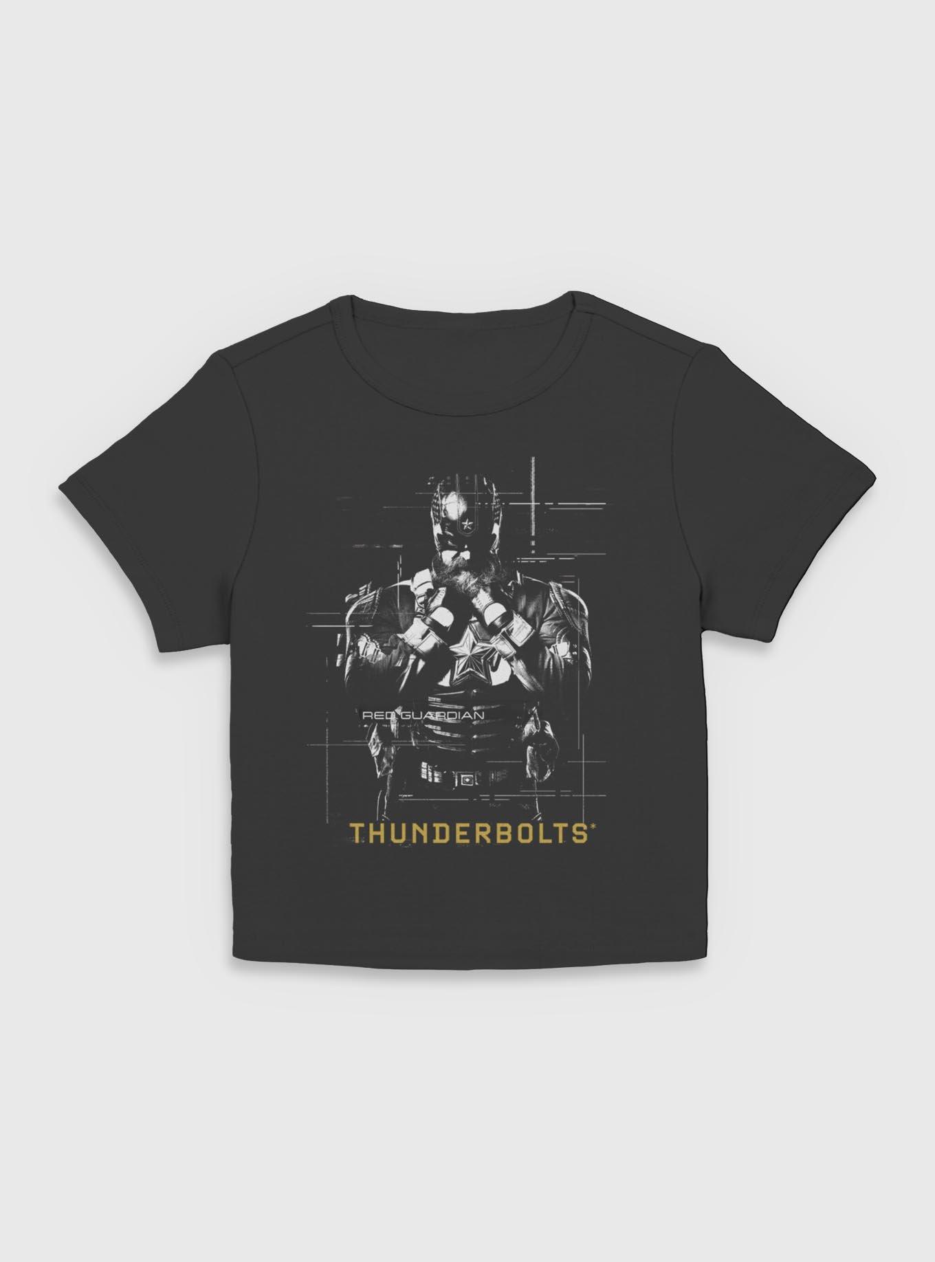 Marvel Thunderbolts* Red Guardian Silhouette Women Baby T-Shirt, BLACK, hi-res