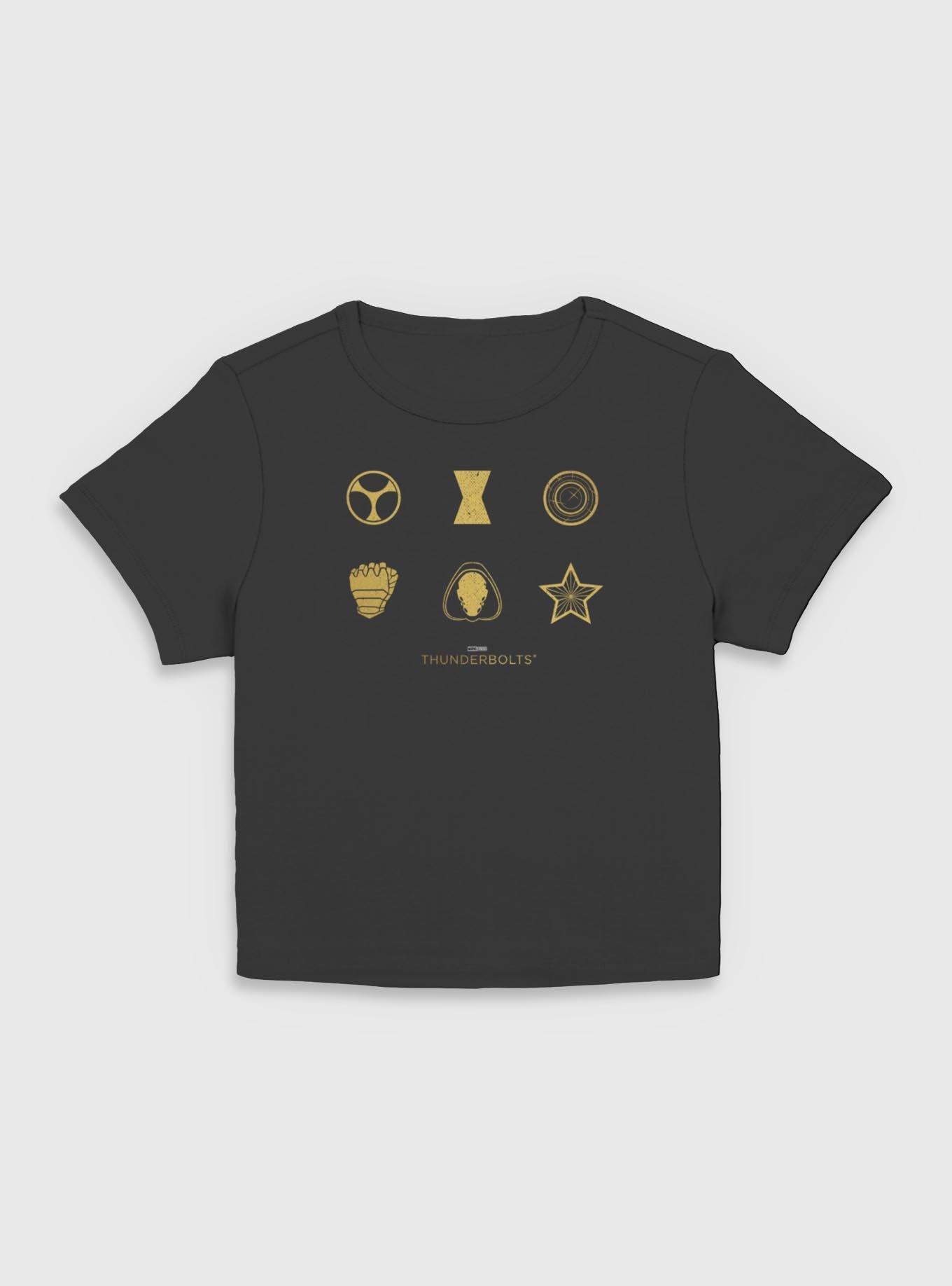 Marvel Thunderbolts* Member Icons Women Baby T-Shirt, BLACK, hi-res