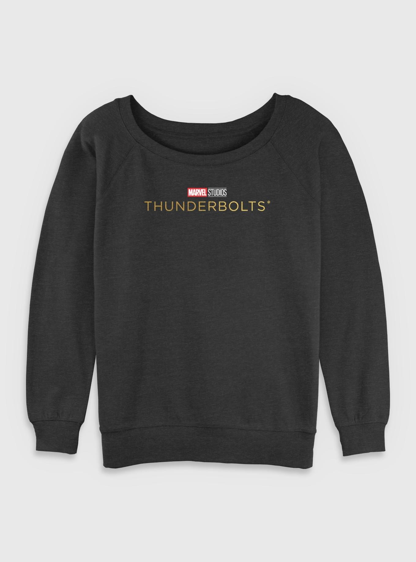 Marvel Thunderbolts* Logo Womens Slouchy Sweatshirt, , hi-res