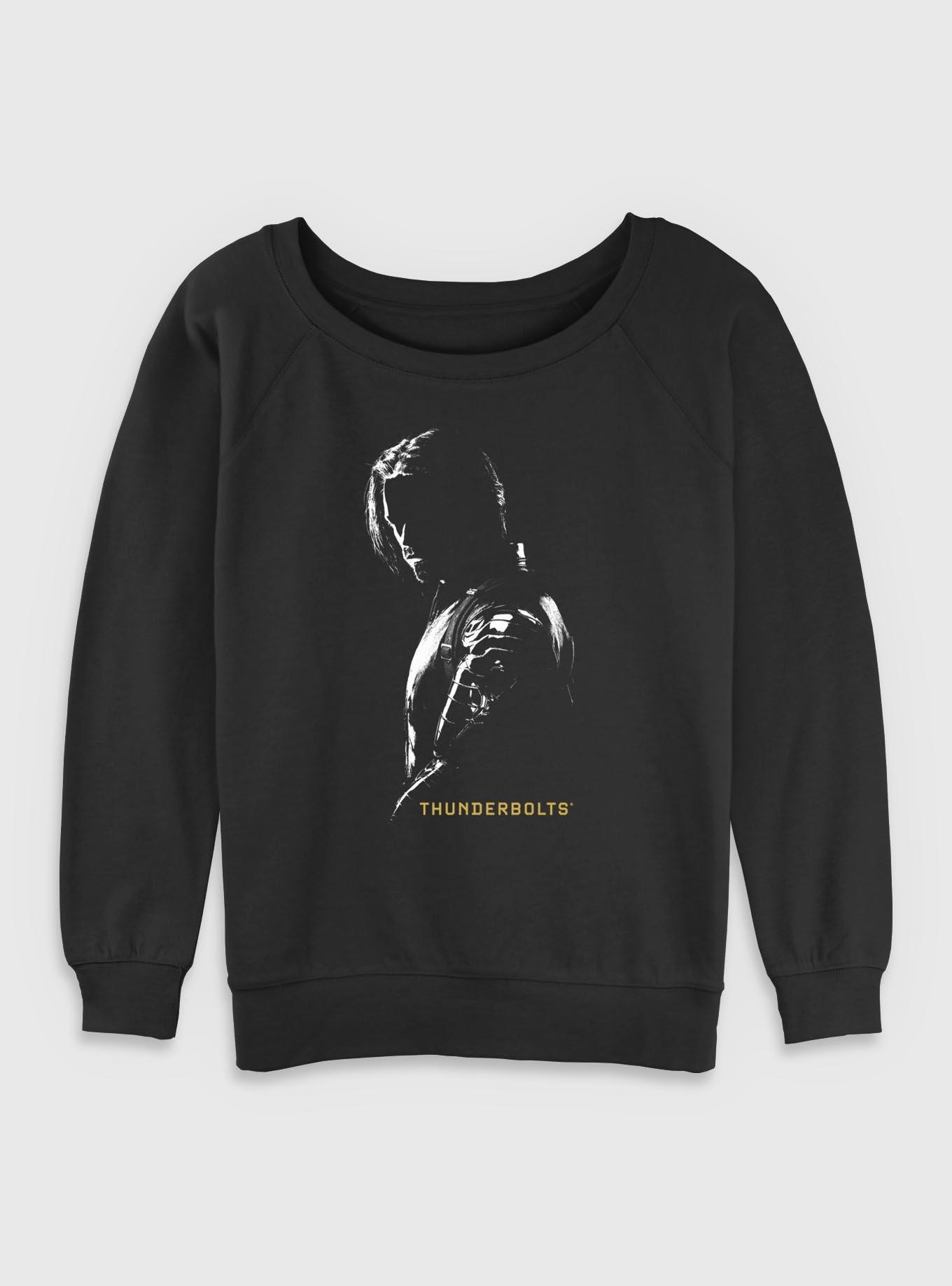Marvel Thunderbolts* Bucky Barnes Winer Solider In Shadows Womens Slouchy Sweatshirt, , hi-res