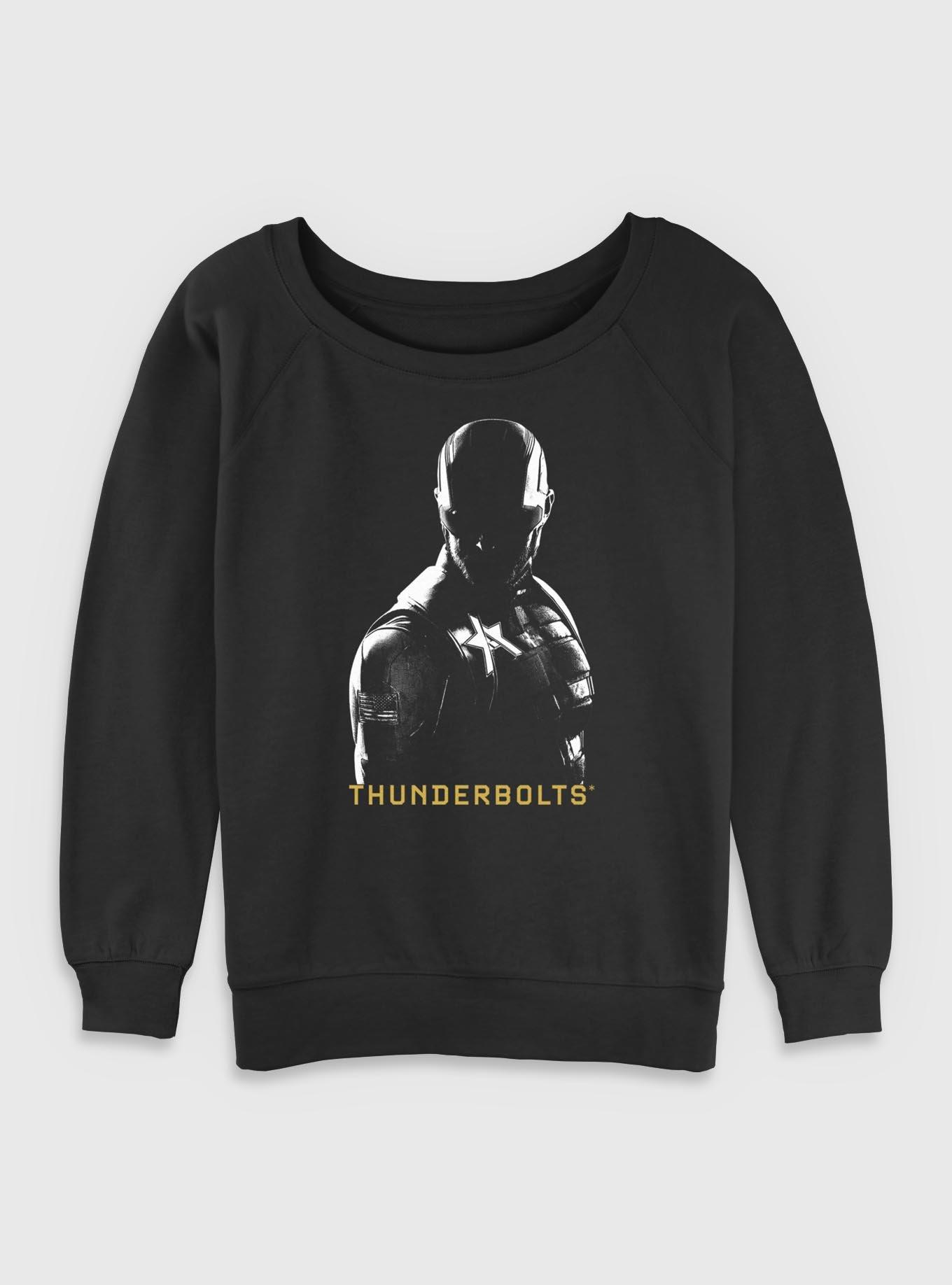 Marvel Thunderbolts* John Walker U.S. Agent In Shadows Womens Slouchy Sweatshirt, , hi-res