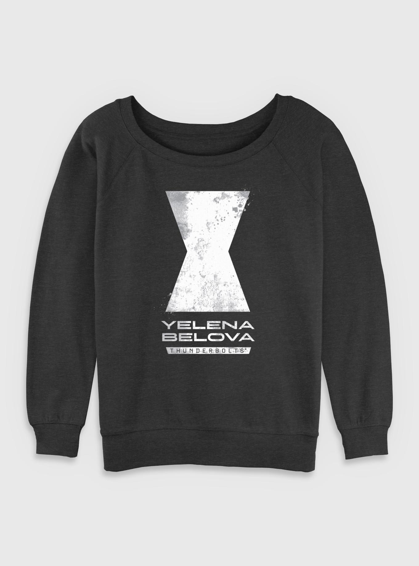 Marvel Thunderbolts* Yelena Belova Logo Womens Slouchy Sweatshirt, , hi-res