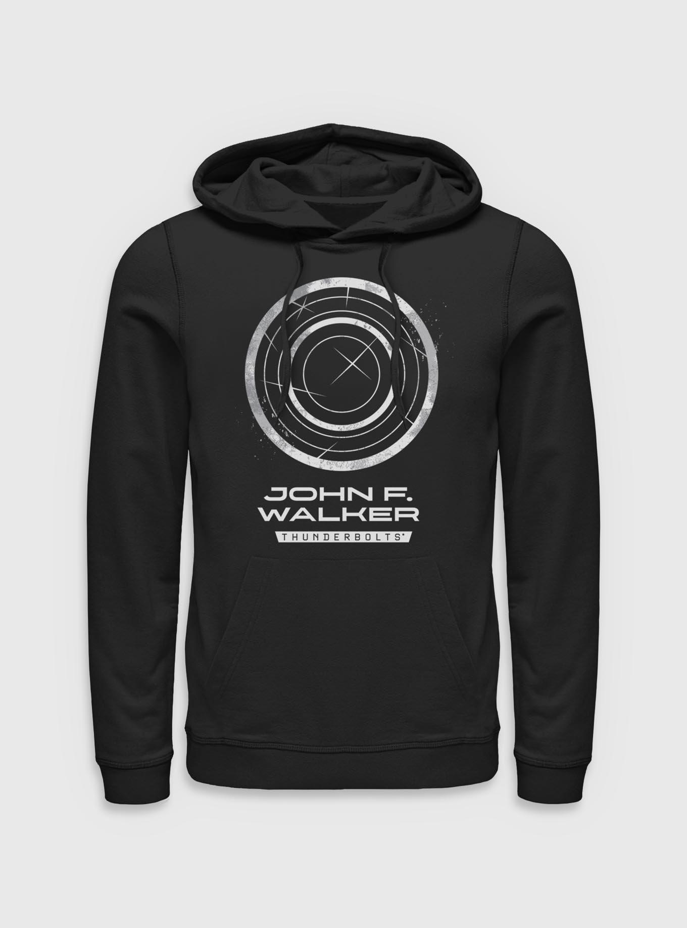 Marvel Thunderbolts* John Walker U.S. Agent Logo Hoodie, BLACK, hi-res