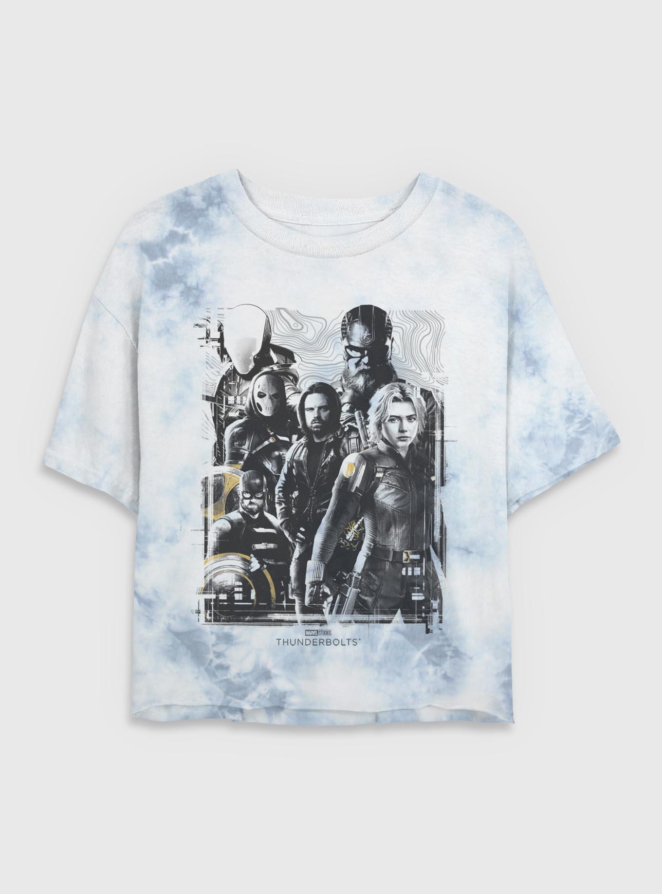 Marvel Thunderbolts* Group Tie-Dye T-Shirt, WHITEBLUE, hi-res
