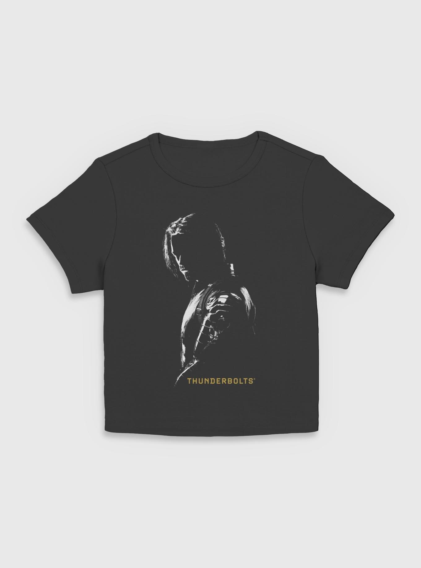 Marvel Thunderbolts* Bucky Barnes Winer Solider In Shadows Women Baby T-Shirt, BLACK, hi-res