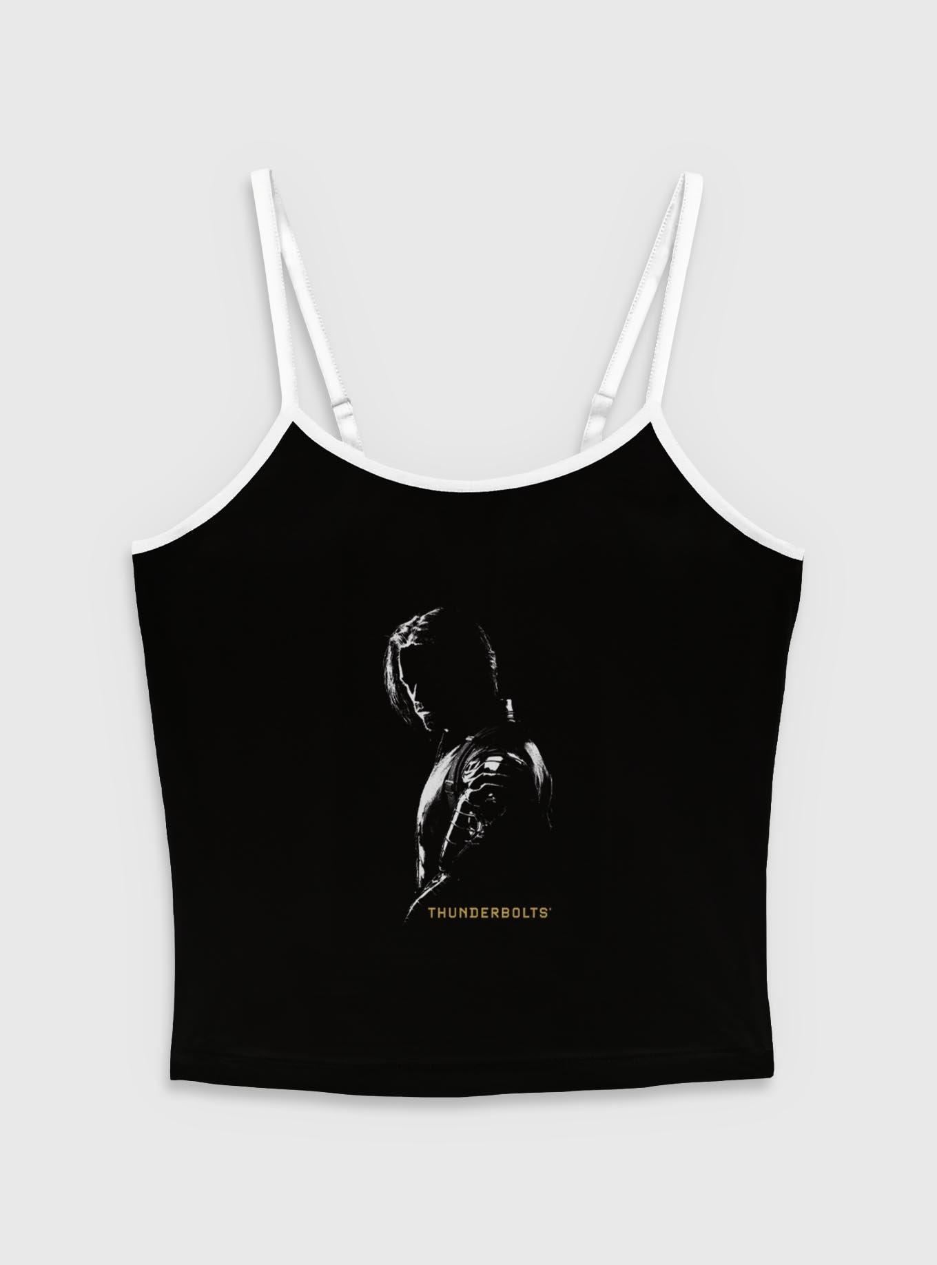 Marvel Thunderbolts* Bucky Barnes Winer Solider In Shadows Womens Cami, BLACK, hi-res
