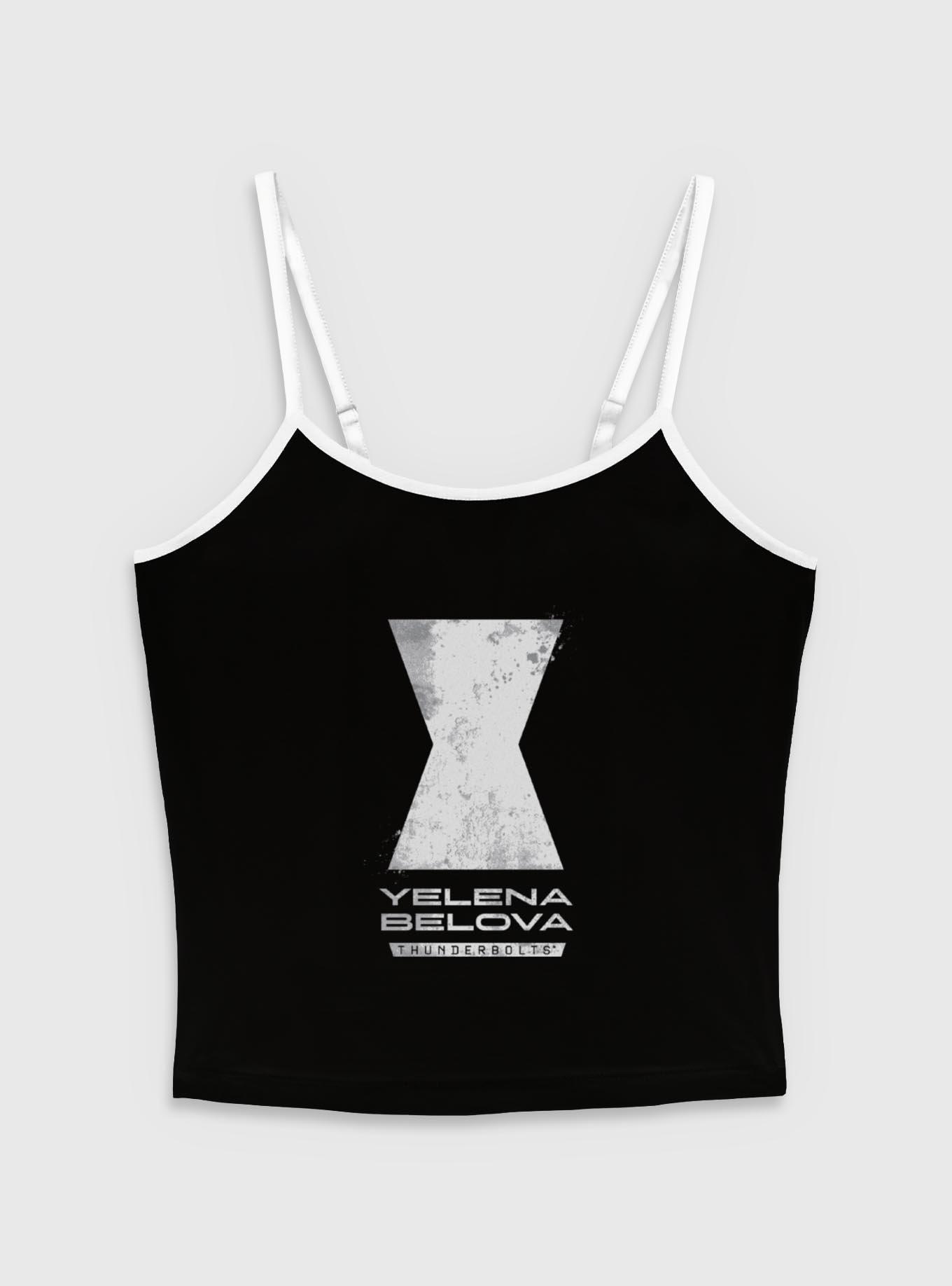 Marvel Thunderbolts* Yelena Belova Logo Womens Cami, BLACK, hi-res