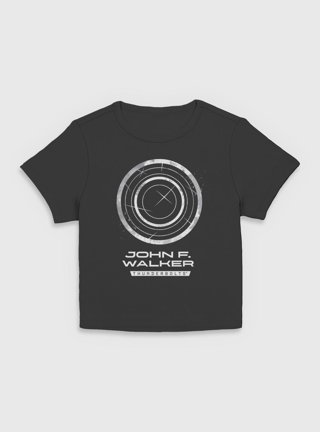 Marvel Thunderbolts* John Walker U.S. Agent Logo Women Baby T-Shirt, BLACK, hi-res