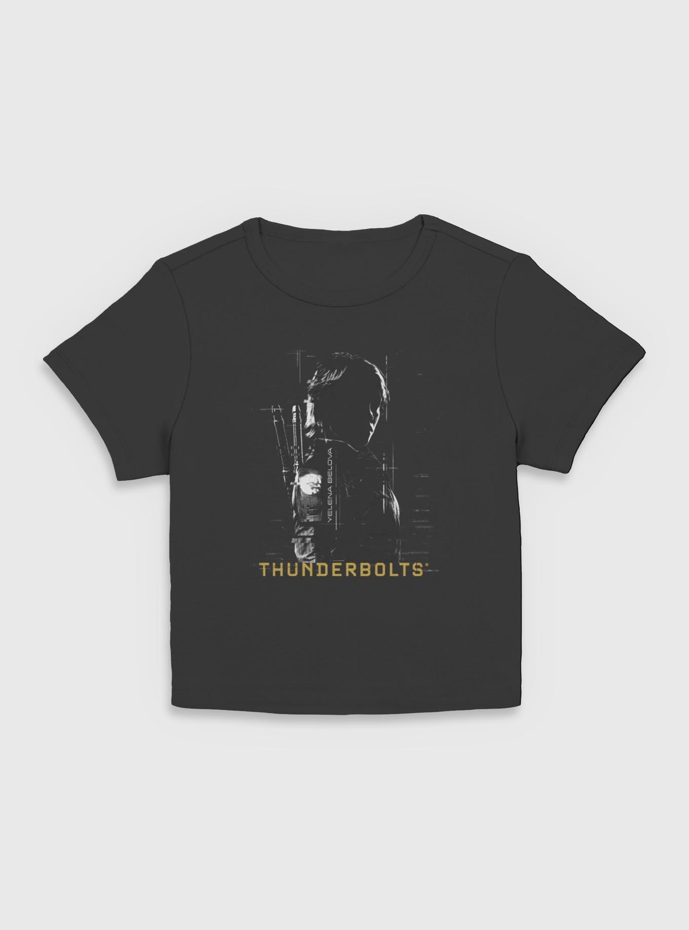 Marvel Thunderbolts* Yelena Silhouette Women Baby T-Shirt, BLACK, hi-res