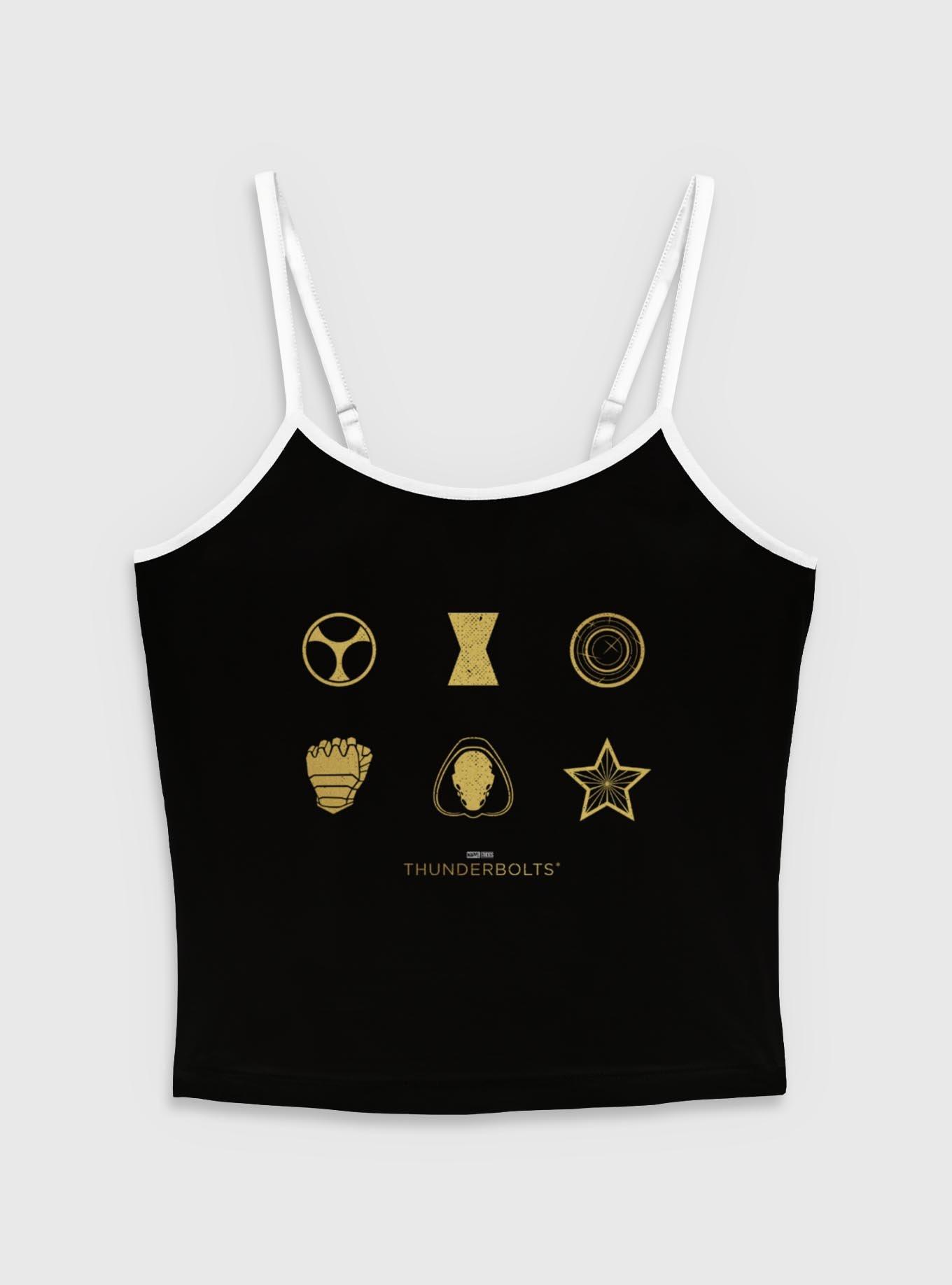 Marvel Thunderbolts* Member Icons Womens Cami, BLACK, hi-res