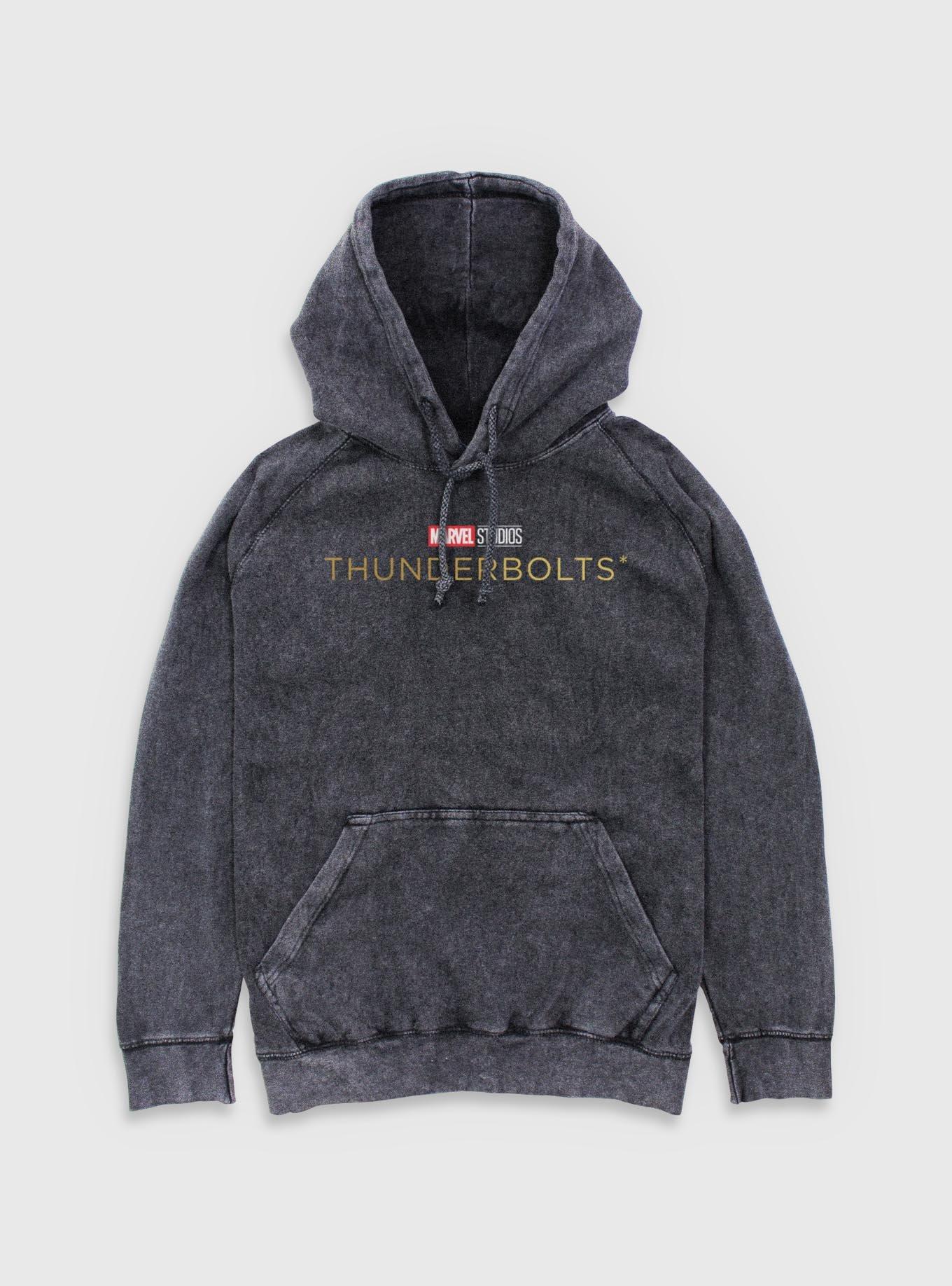 Marvel Thunderbolts* Logo Mineral Wash Hoodie, , hi-res