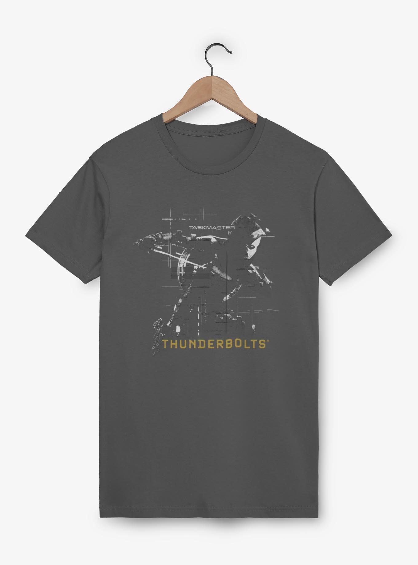 Marvel Thunderbolts* Taskmaster Silhouette Garment Dye T-Shirt, PEPPER, hi-res