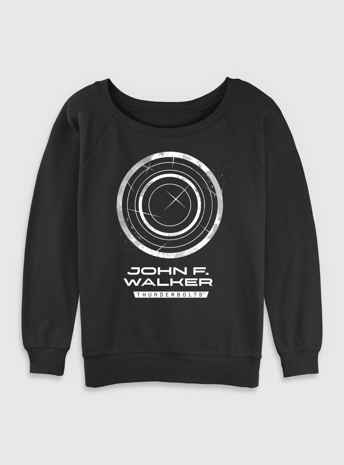 Marvel Thunderbolts* John Walker U.S. Agent Logo Womens Slouchy Sweatshirt, , hi-res