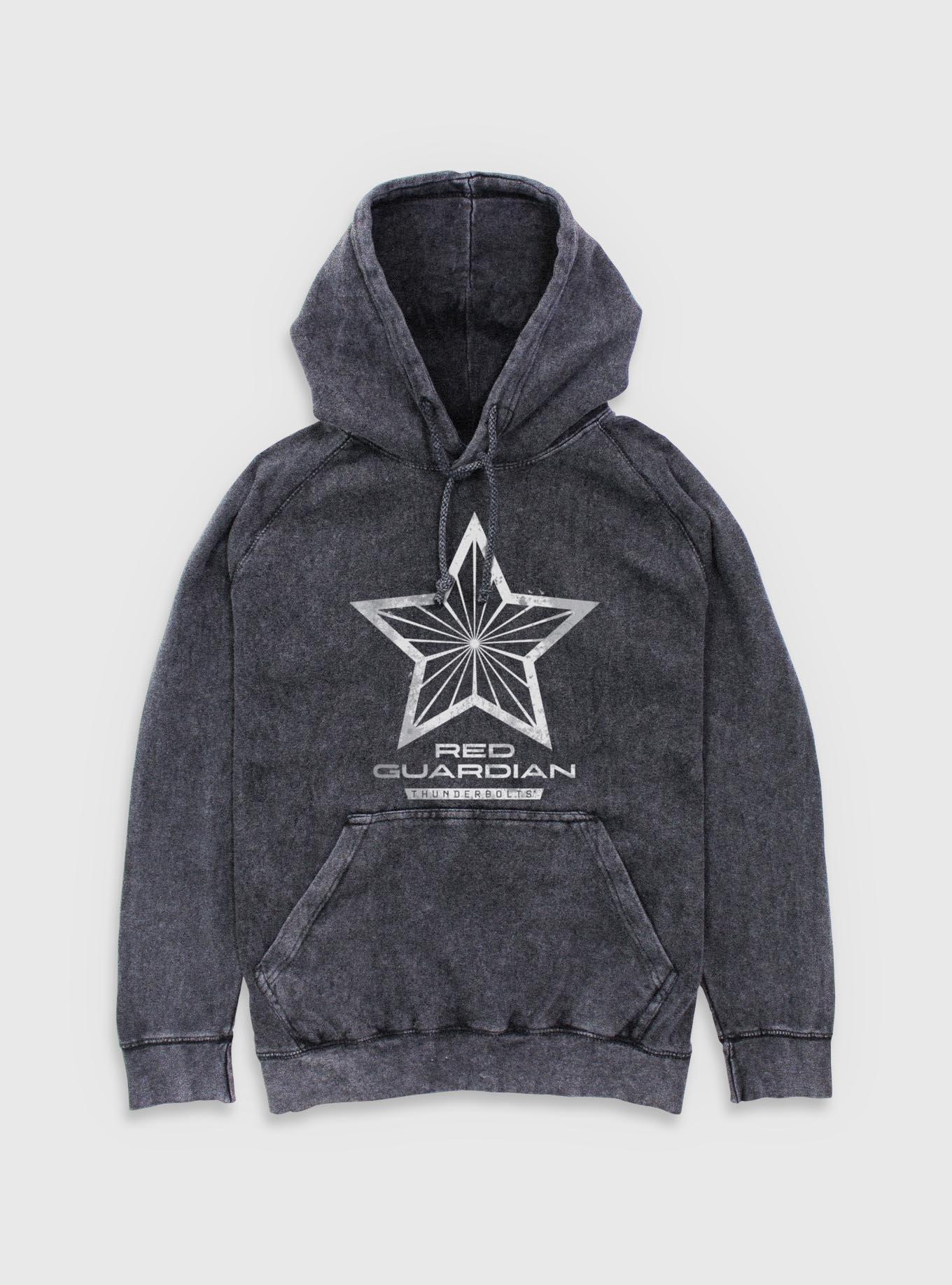 Marvel Thunderbolts* Red Guardian Logo Mineral Wash Hoodie, , hi-res