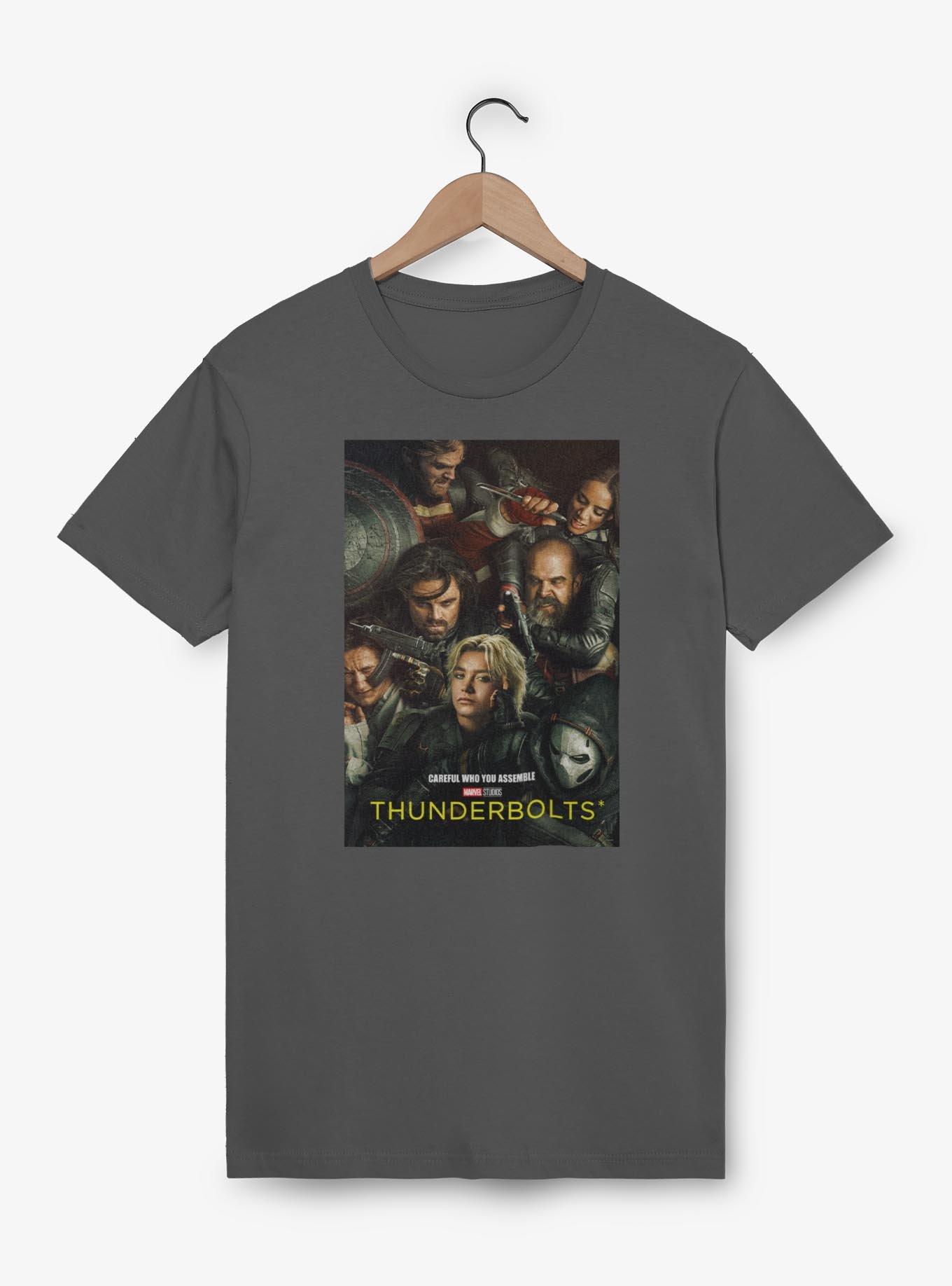Marvel Thunderbolts* Team Poster Garment Dye T-Shirt, PEPPER, hi-res