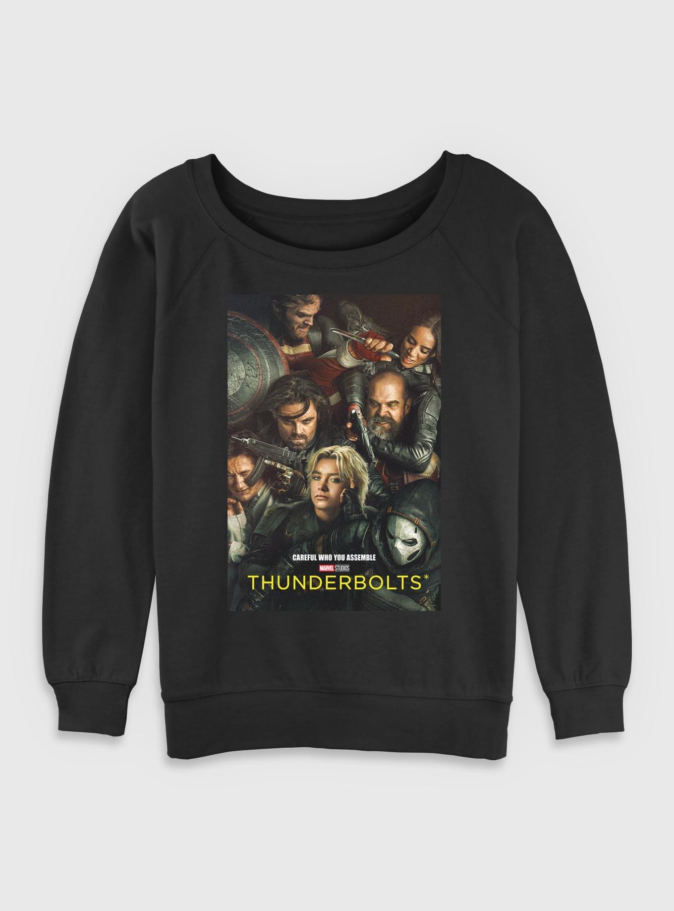 Marvel Thunderbolts* Team Poster Womens Slouchy Sweatshirt, , hi-res