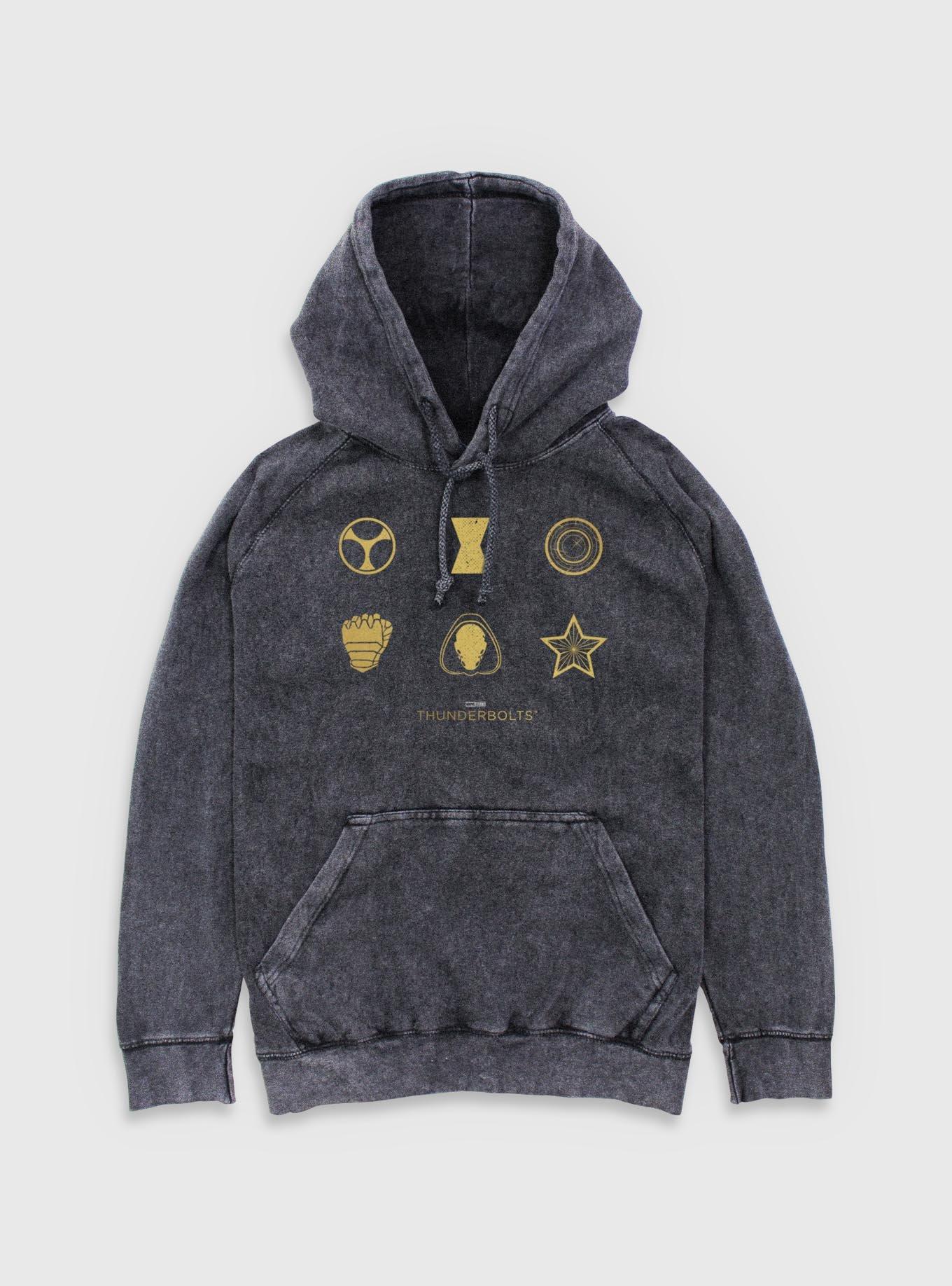 Marvel Thunderbolts* Member Icons Mineral Wash Hoodie, , hi-res