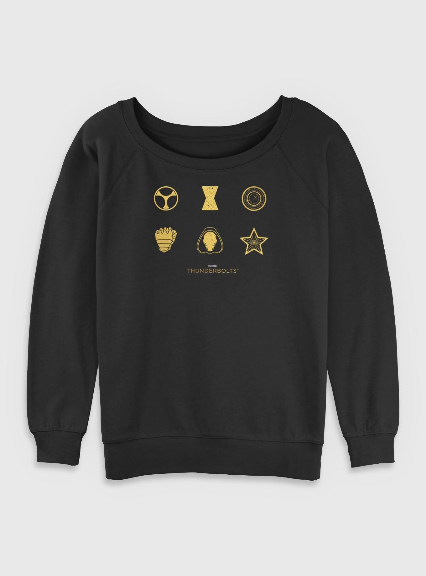 Marvel Thunderbolts* Member Icons Womens Slouchy Sweatshirt, , hi-res