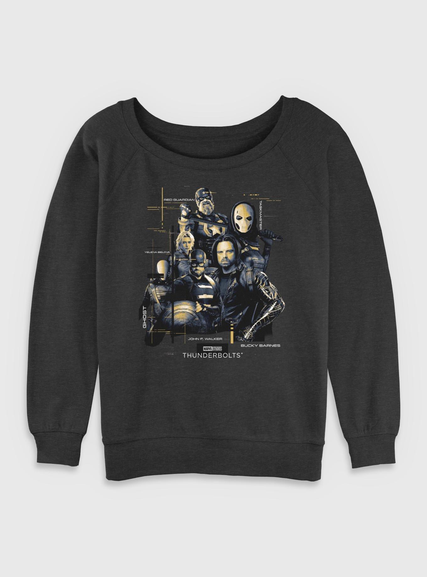 Marvel Thunderbolts* Team Pose Womens Slouchy Sweatshirt, , hi-res