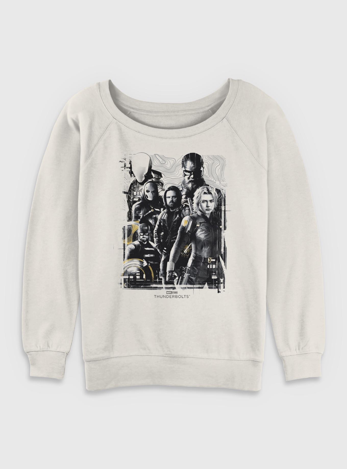 Marvel Thunderbolts* Group Womens Slouchy Sweatshirt, , hi-res