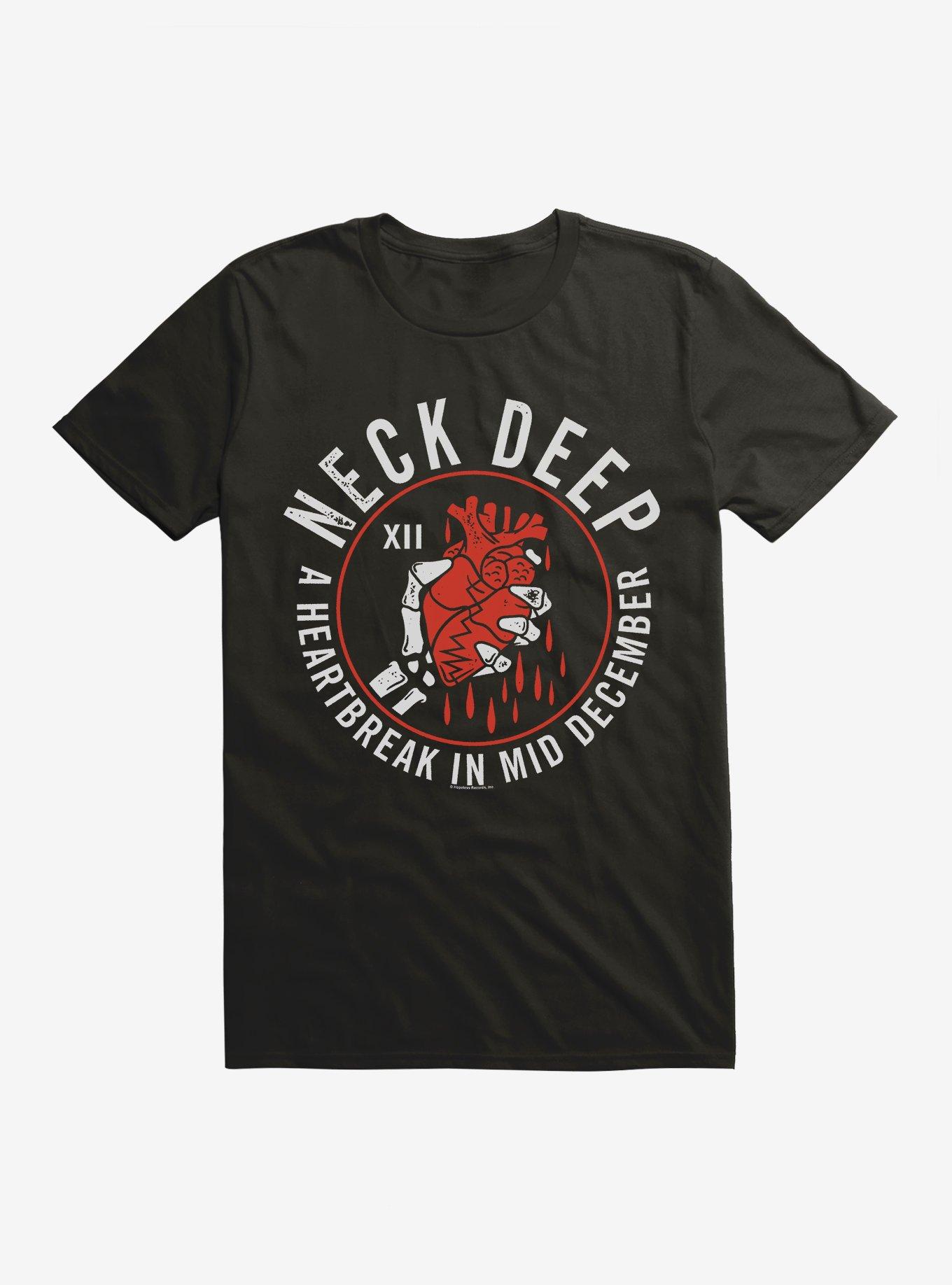 NULL Neck Deep Heartbreak In Mid December T-Shirt