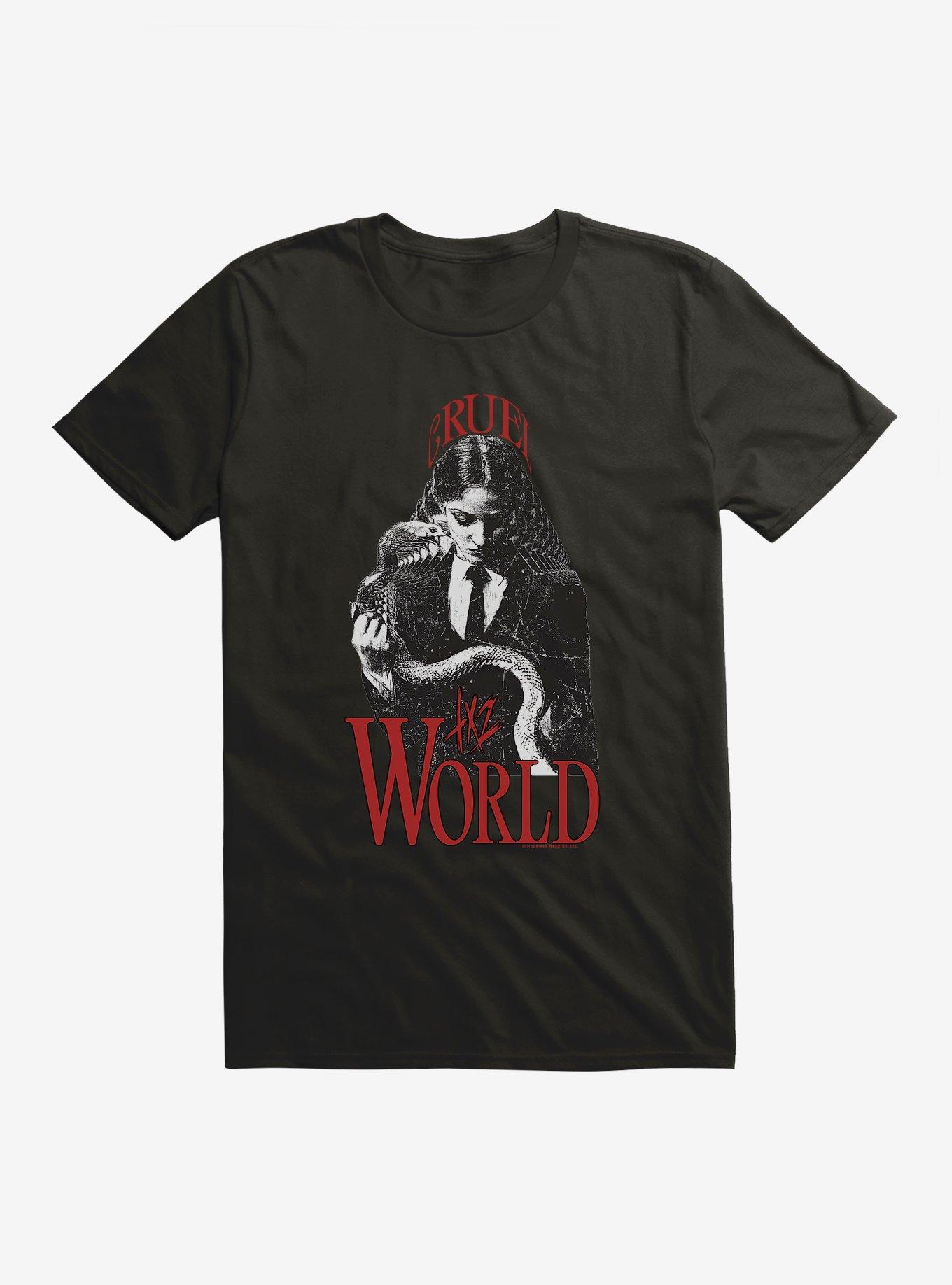 TX2 Cruel World T-Shirt, BLACK, hi-res