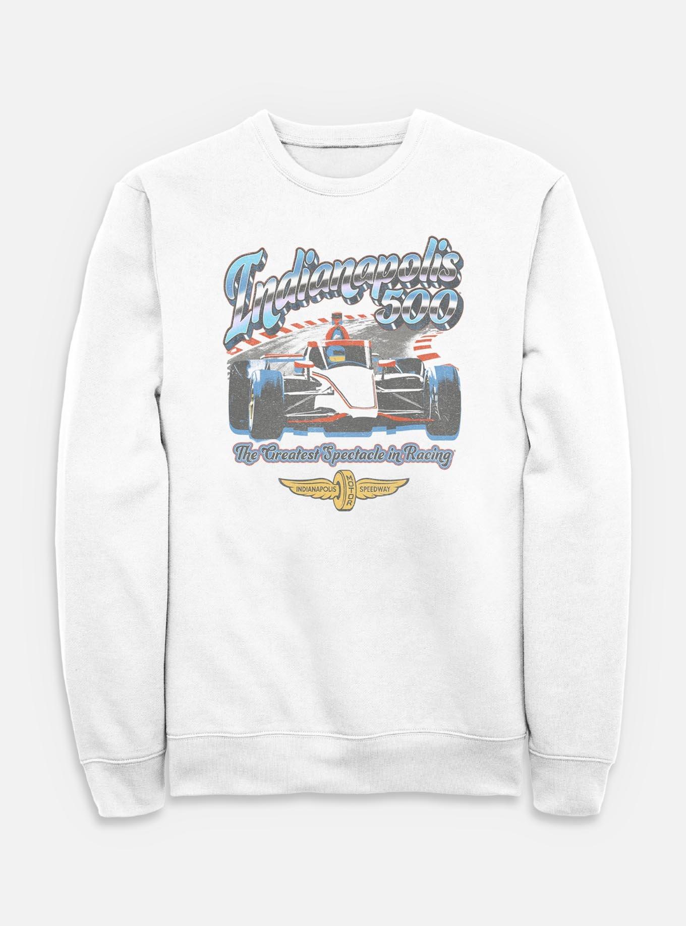 Indianapolis 500 Chrome Sweatshirt, WHITE, hi-res