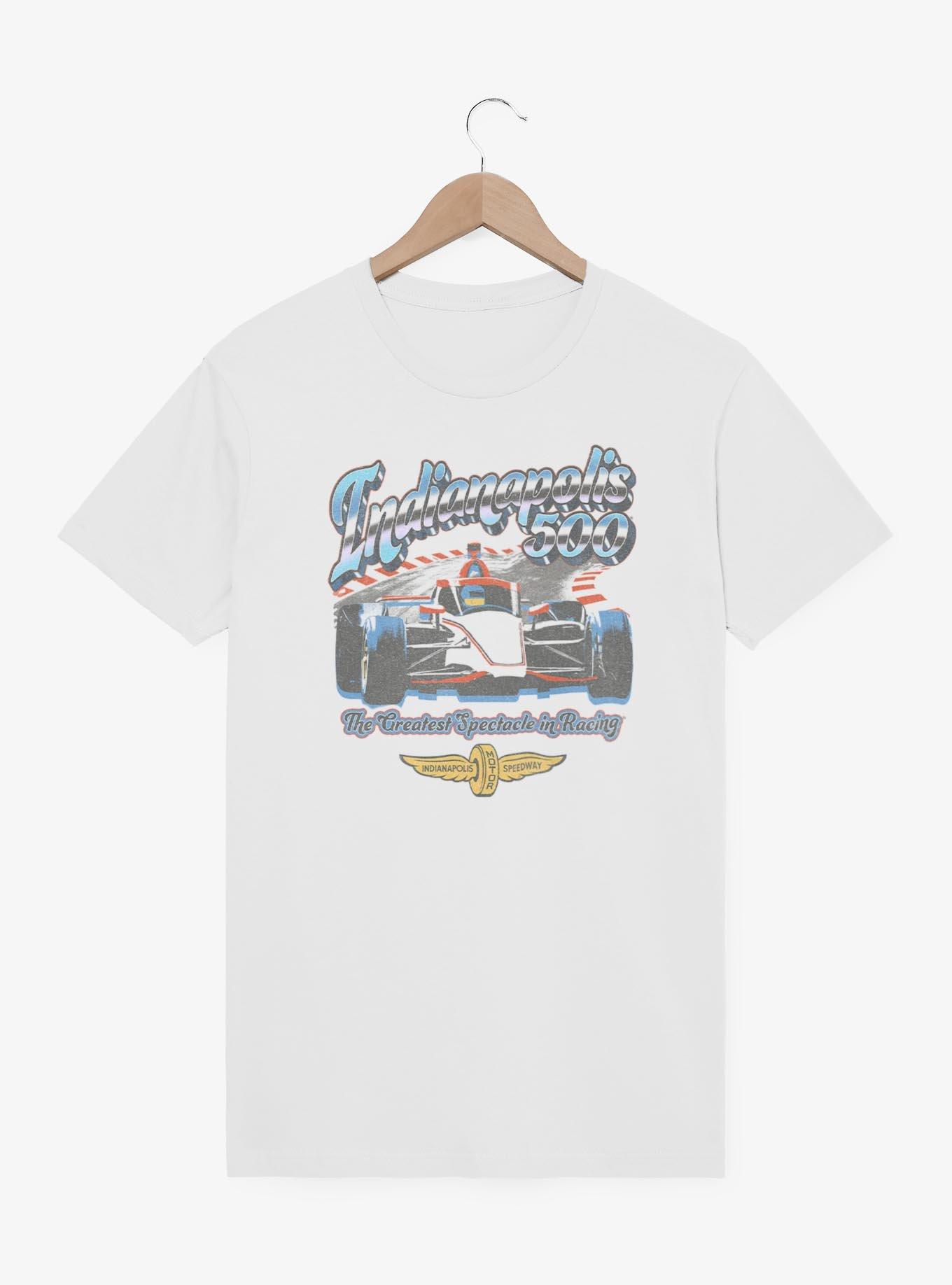 Indianapolis 500 Chrome T-Shirt, WHITE, hi-res