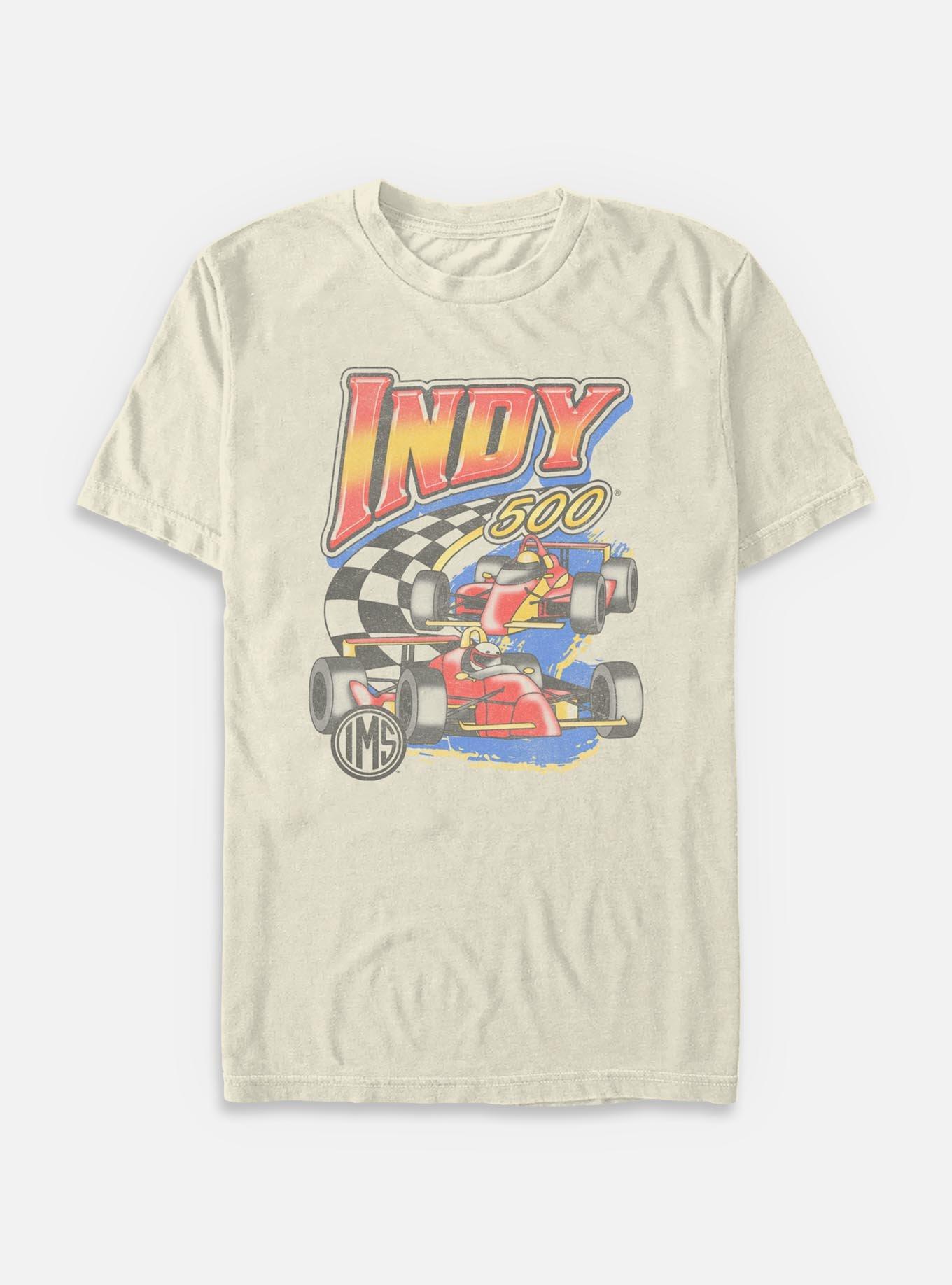 Indianapolis 500 Vinatge Racing Garment Dye T-Shirt, IVORY, hi-res