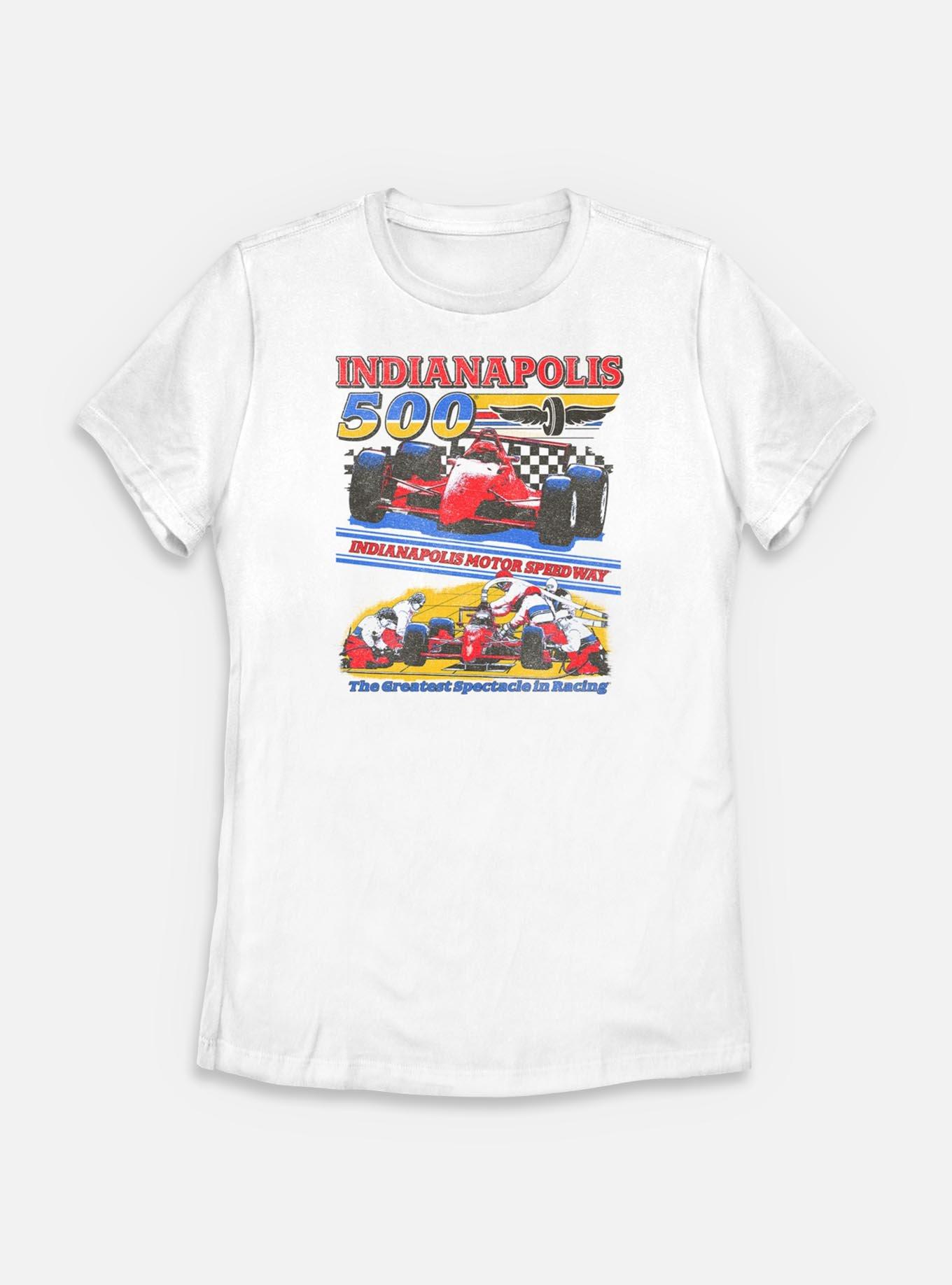 Indianapolis 500 Pit Stop Womens T-Shirt, WHITE, hi-res view 1