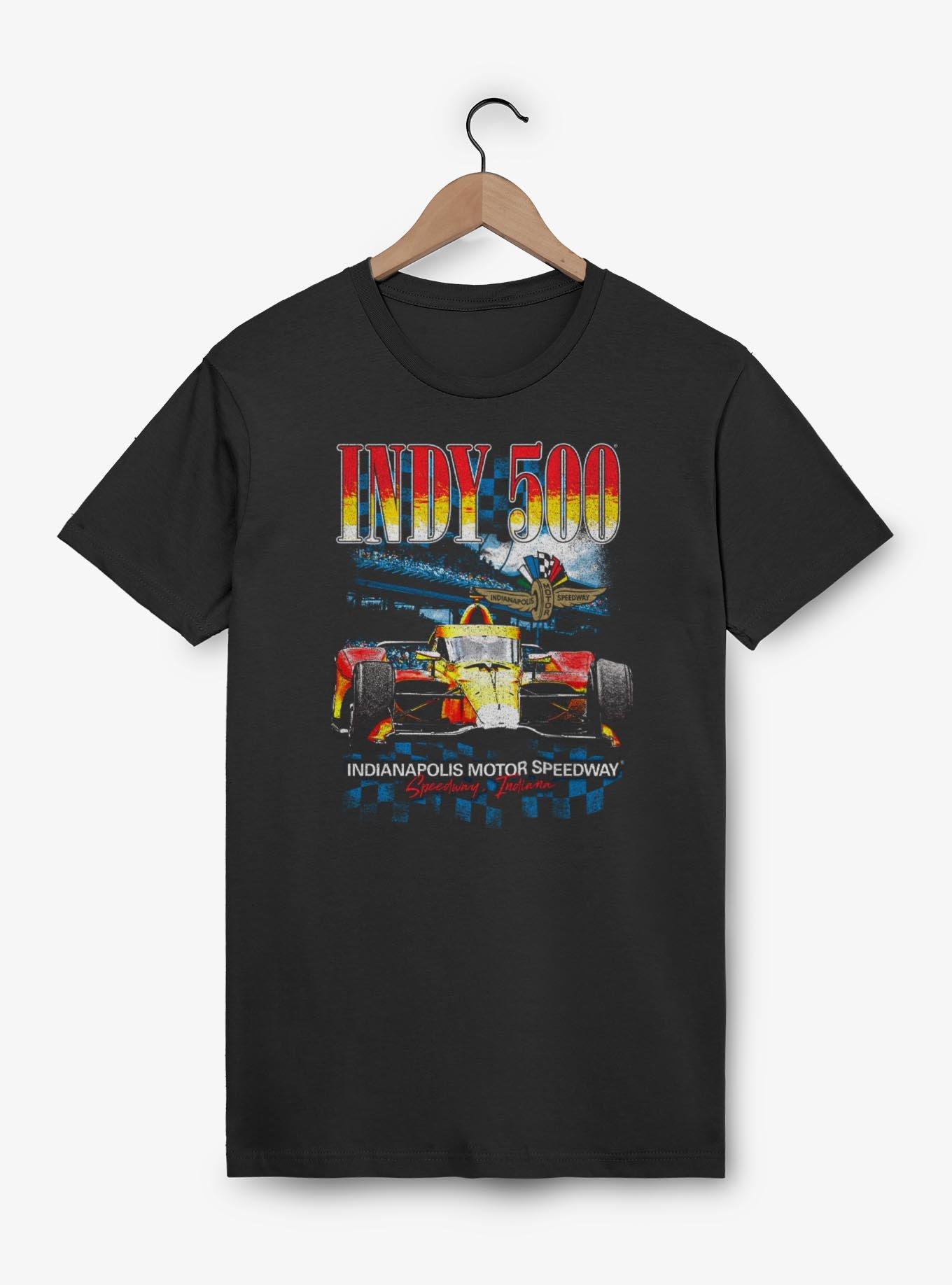 Indianapolis 500 Crowd Race Neon T-Shirt, BLACK, hi-res