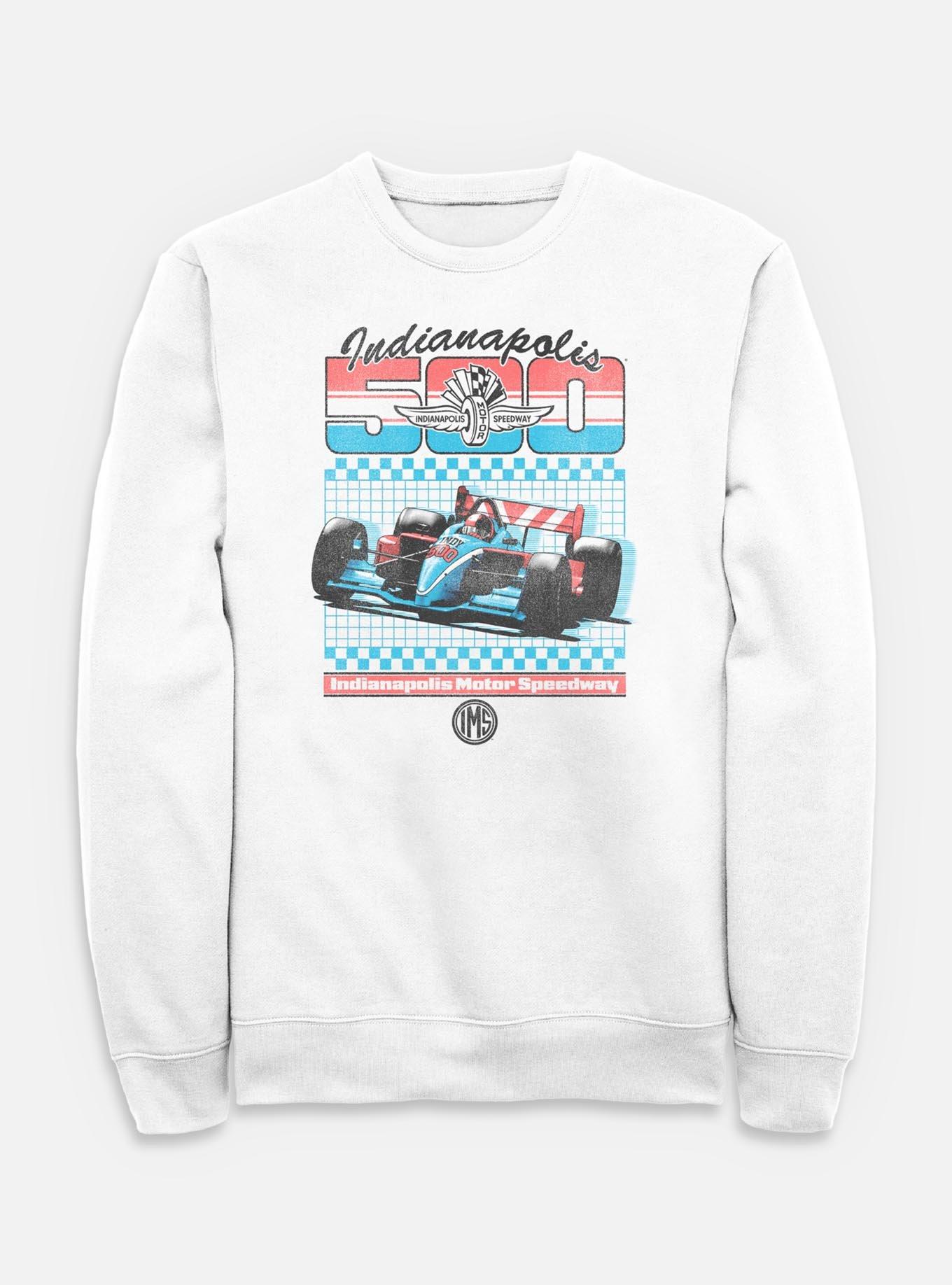 Indianapolis 500 Retro Sport Sweatshirt, WHITE, hi-res