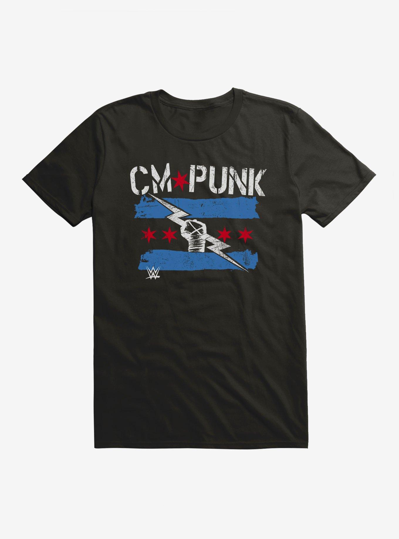 WWE CM Punk Lightning Bolt T-Shirt, , hi-res