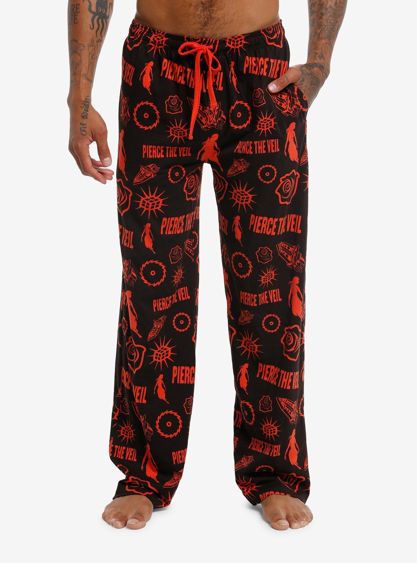 Pierce The Veil Allover Print Pajama Pants, , hi-res