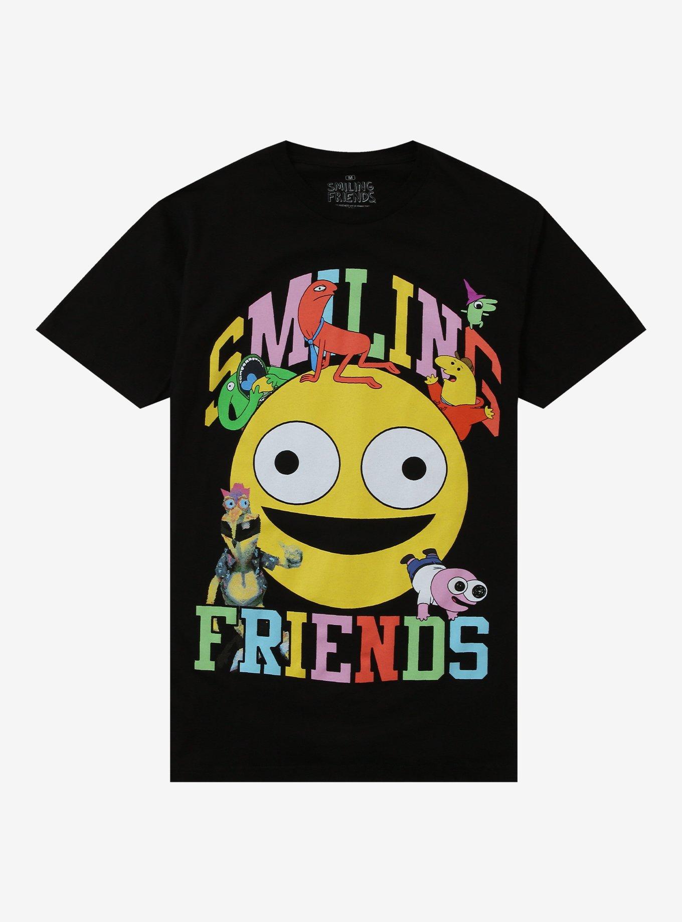 Smiling Friends Characters T-Shirt, , hi-res