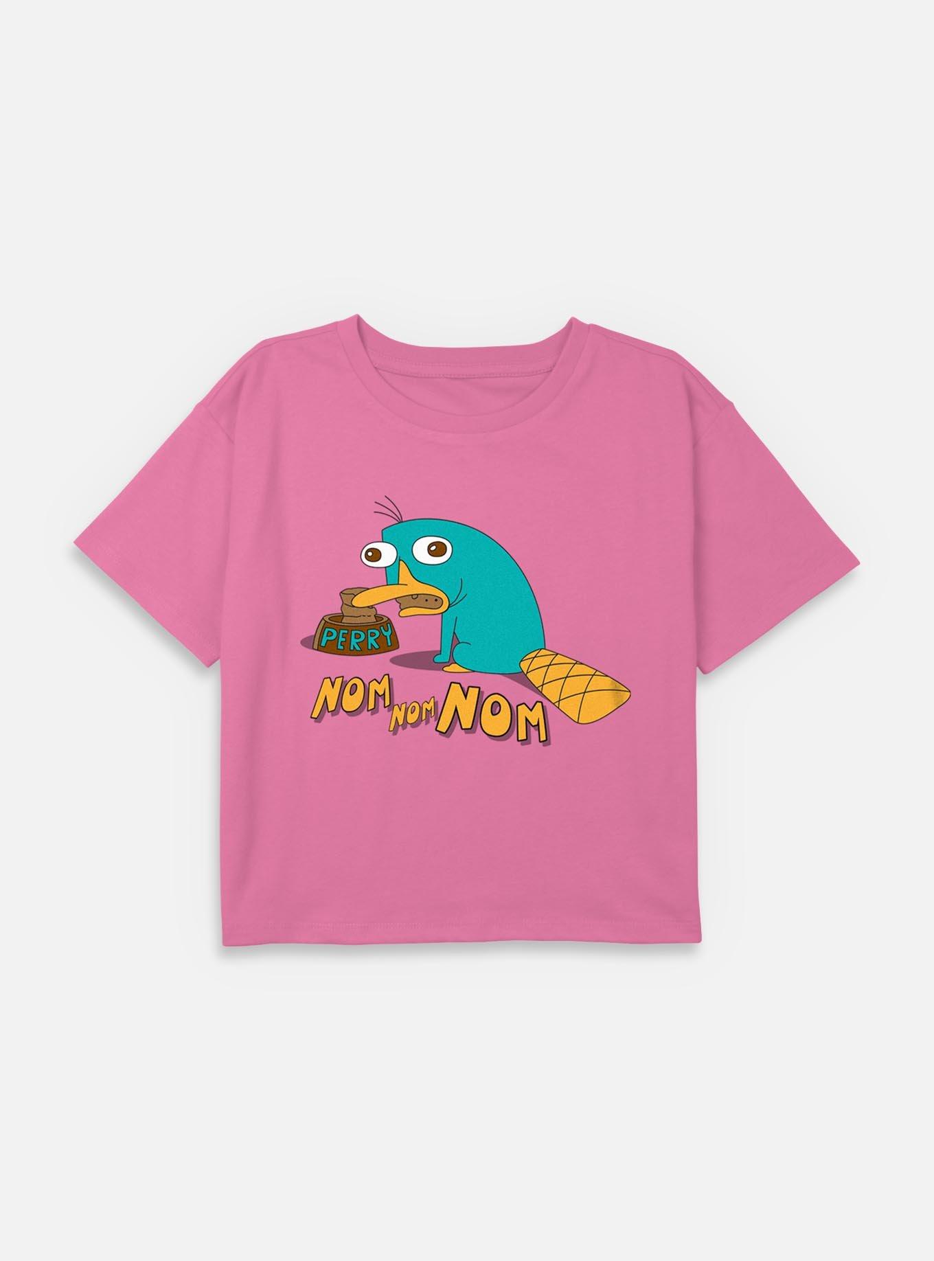 Disney Phineas and Ferb Perry The Platypus Num Nums Youth Girls Boxy T-Shirt, , hi-res