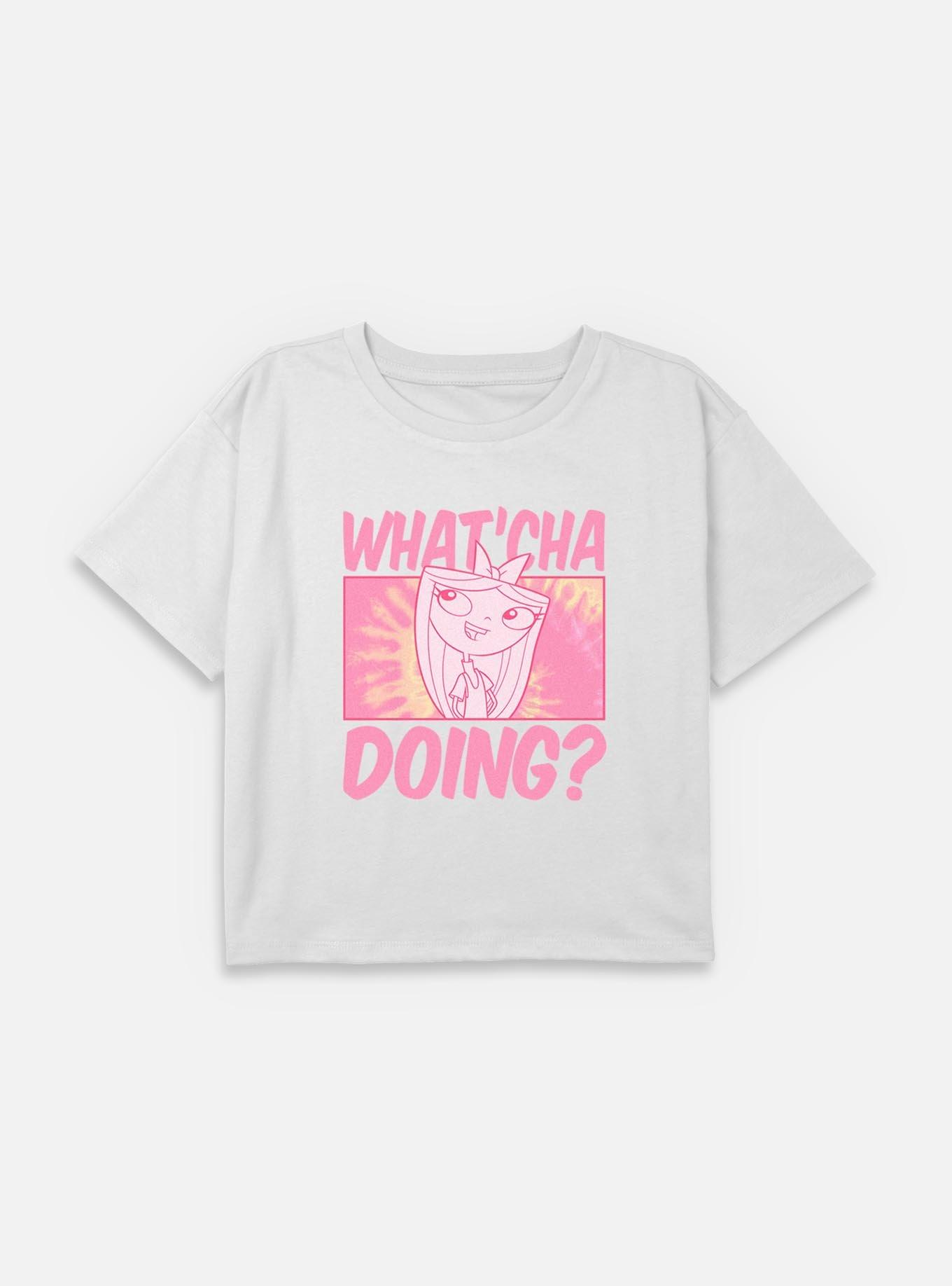 Disney Phineas and Ferb Isabella Whatcha Doing Youth Girls Boxy T-Shirt, , hi-res