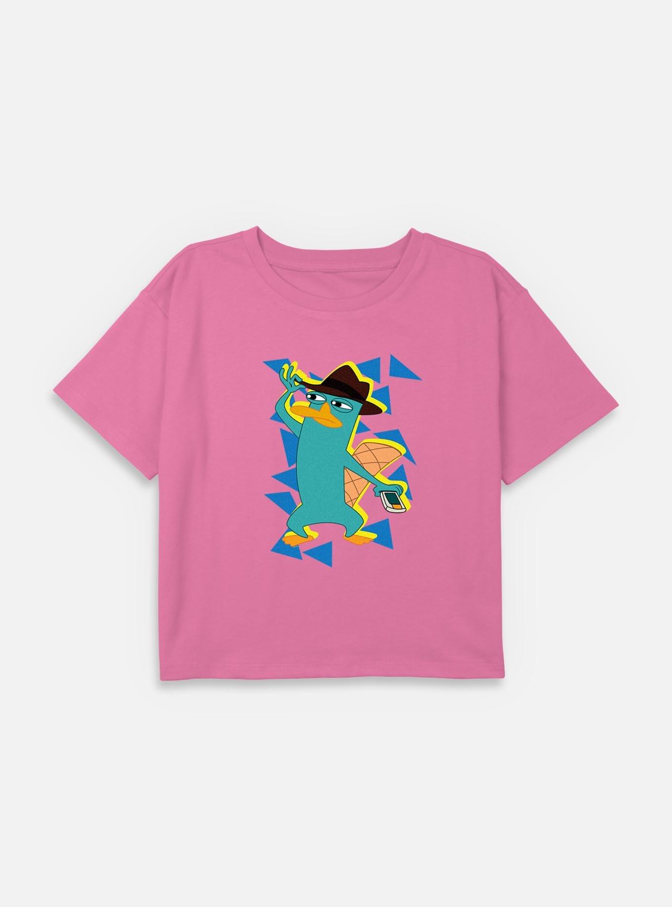 Disney Phineas and Ferb Agent P In Action Youth Girls Boxy T-Shirt, , hi-res