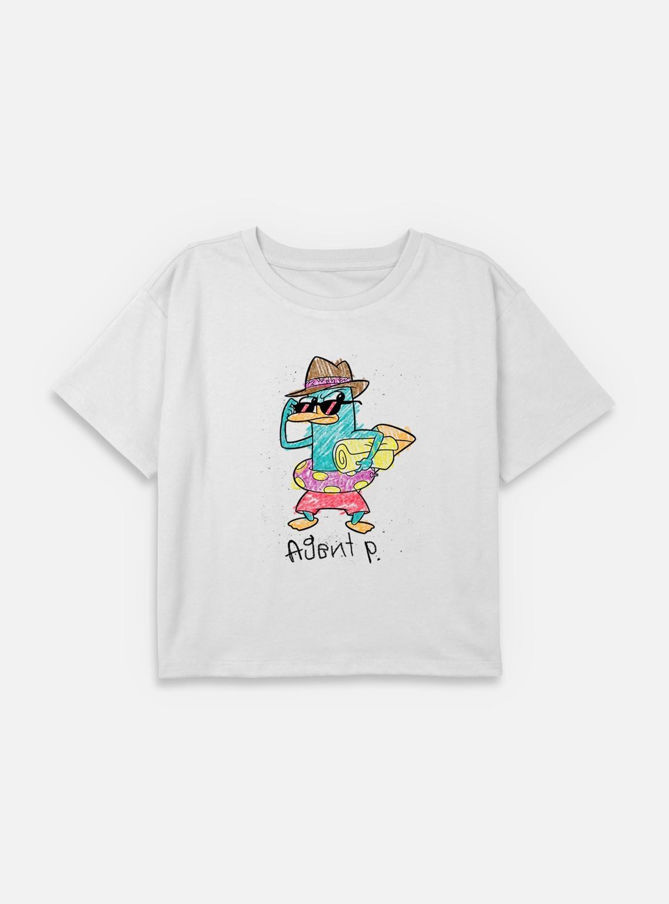 Disney Phineas and Ferb Agent P Summer Ready Youth Girls Boxy T-Shirt, , hi-res