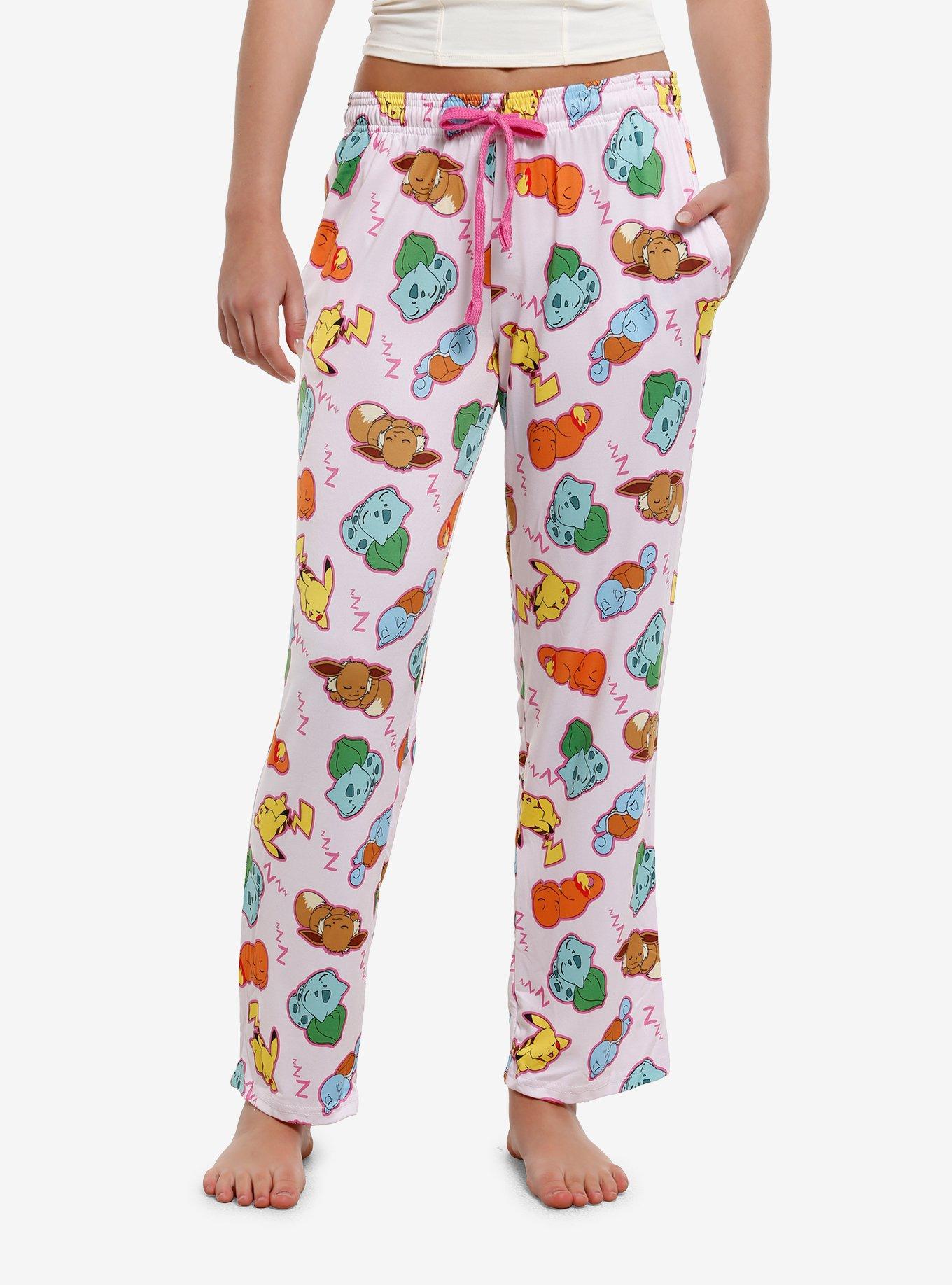 Pokémon Sleeping Characters Pajama Pants, , hi-res
