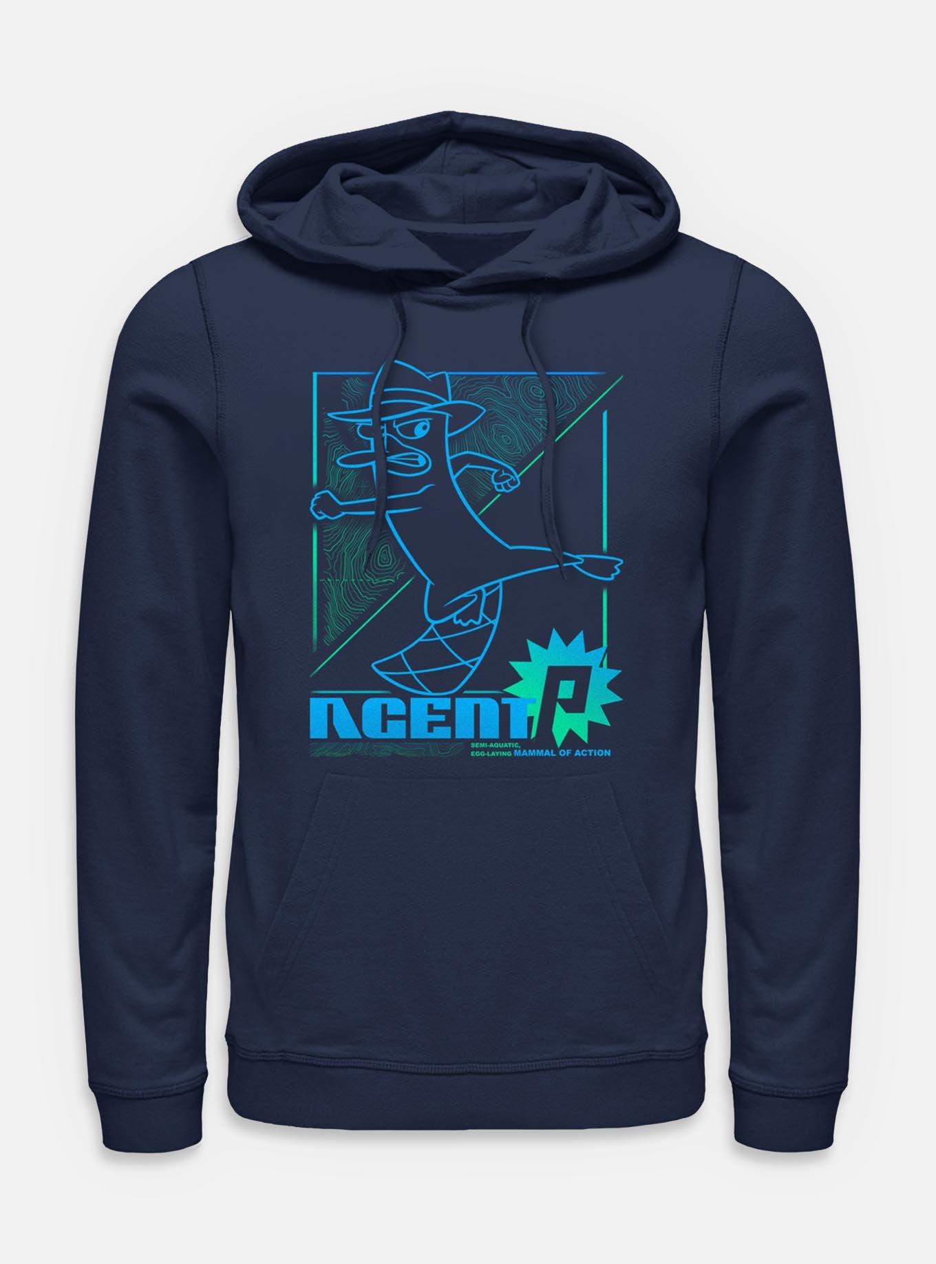Disney Phineas and Ferb Agent P Mammal Of Action Hoodie, , hi-res