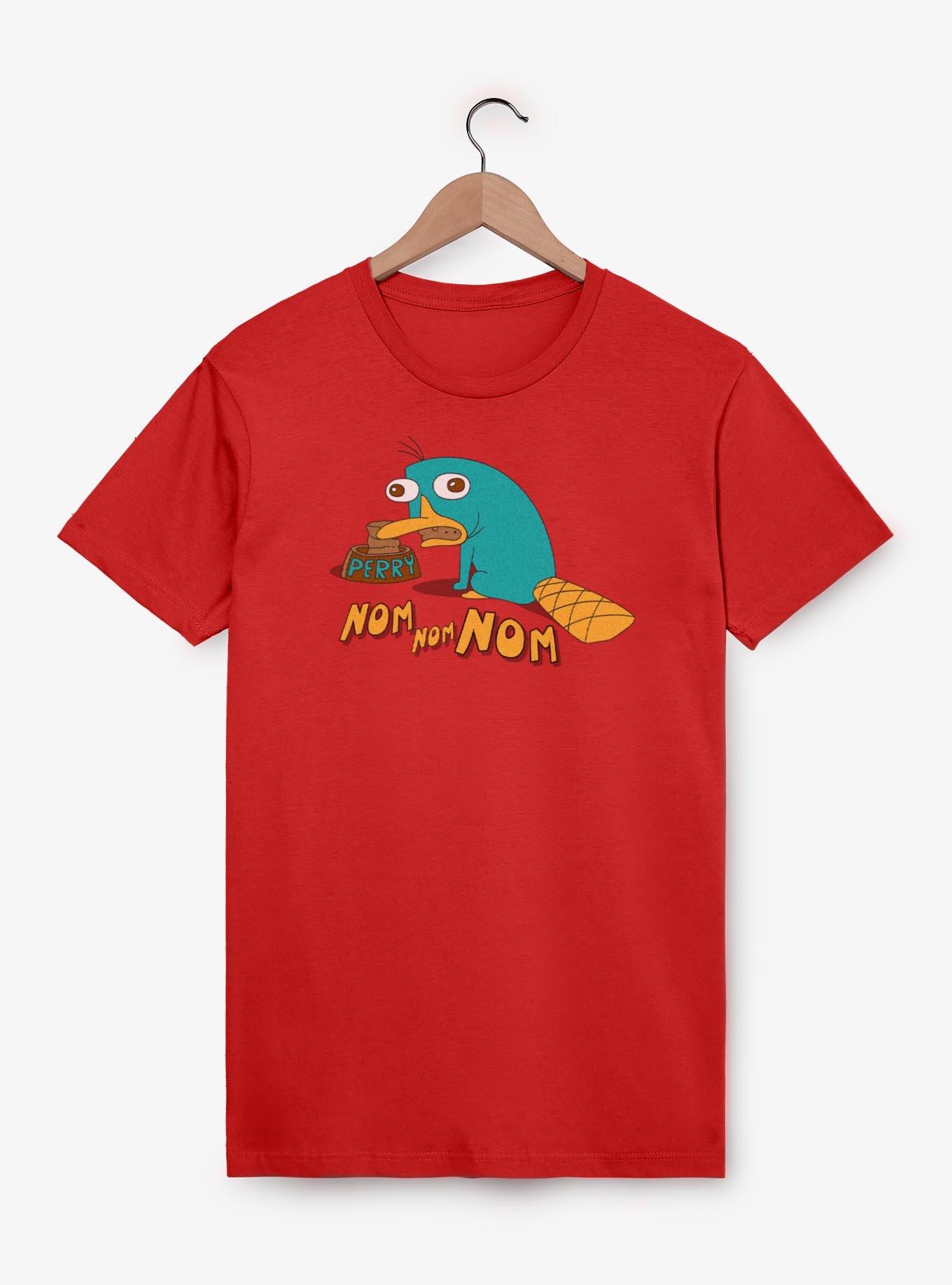 Disney Phineas and Ferb Perry The Platypus Num Nums T-Shirt, RED, hi-res