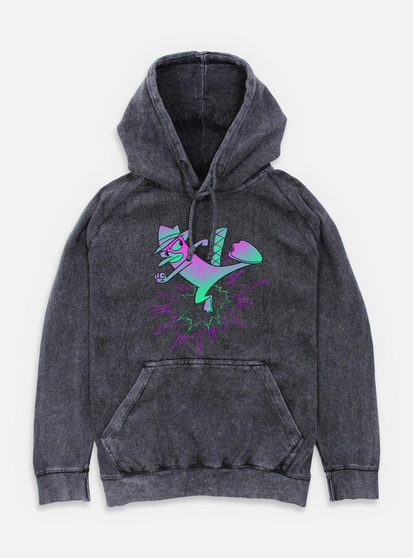 Disney Phineas and Ferb Agent P Kick Action Mineral Wash Hoodie, , hi-res