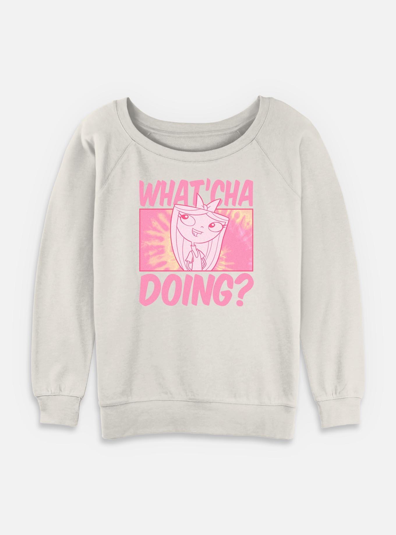Disney Phineas and Ferb Isabella Whatcha Doing Womens Slouchy Sweatshirt, , hi-res
