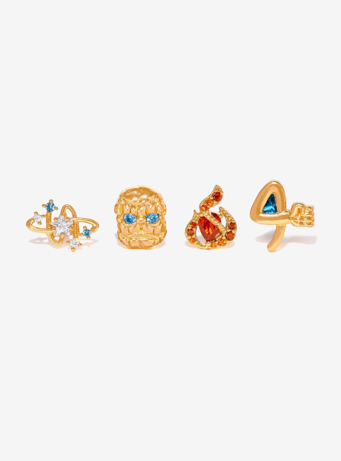Marvel Fantastic Four X Girls Crew Mismatch Earring Set, , hi-res