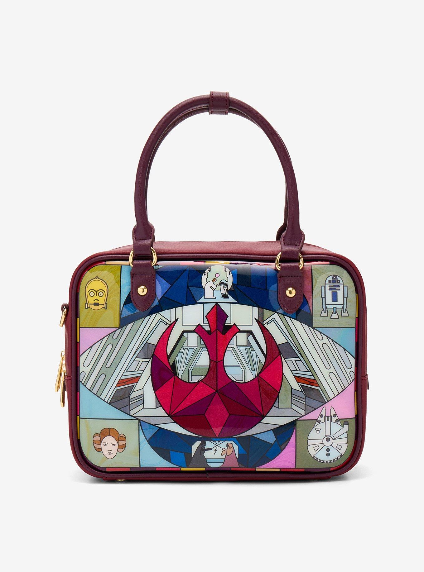 Her Universe Star Wars Rebel Stained Glass Crossbody Bag Her Universe Exclusive, , hi-res